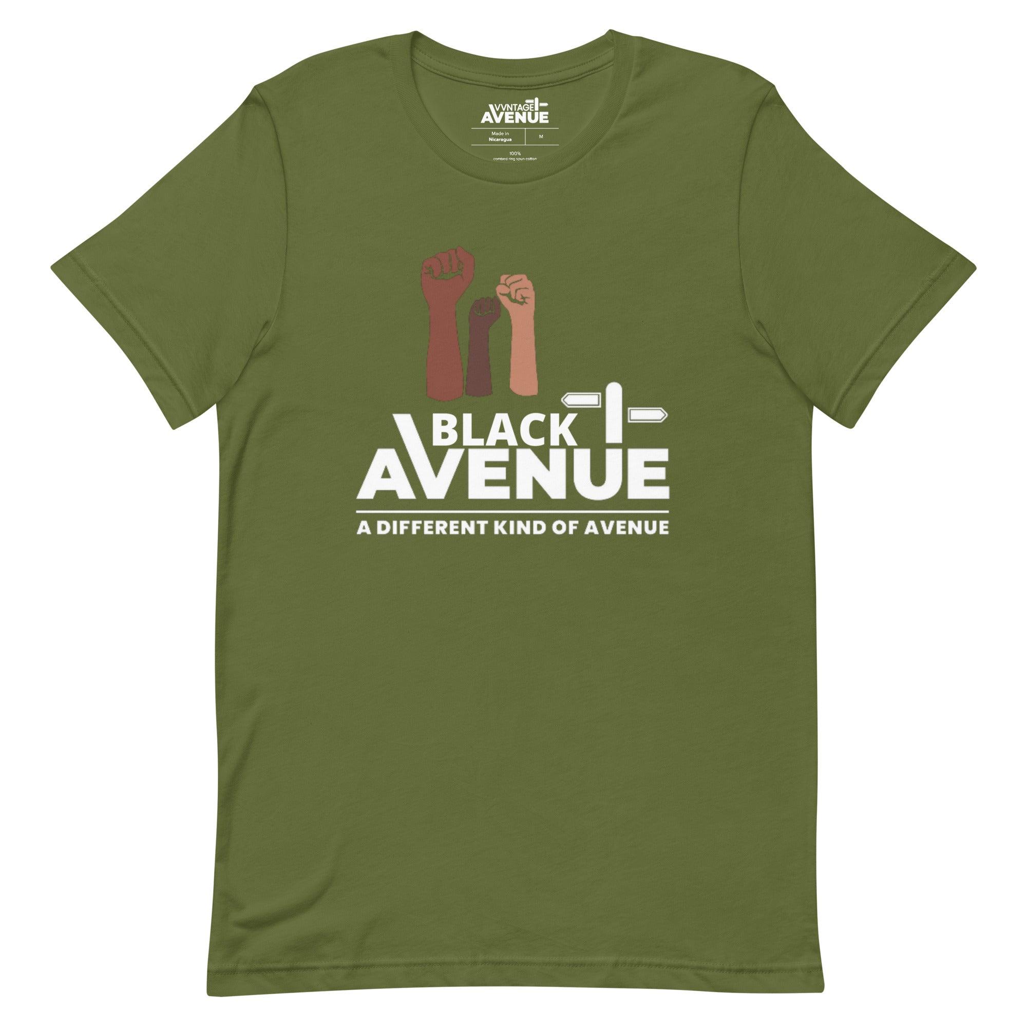 BLACK AVENUE SS T-Shirt (Unisex) - VVNTAGE AVENUE