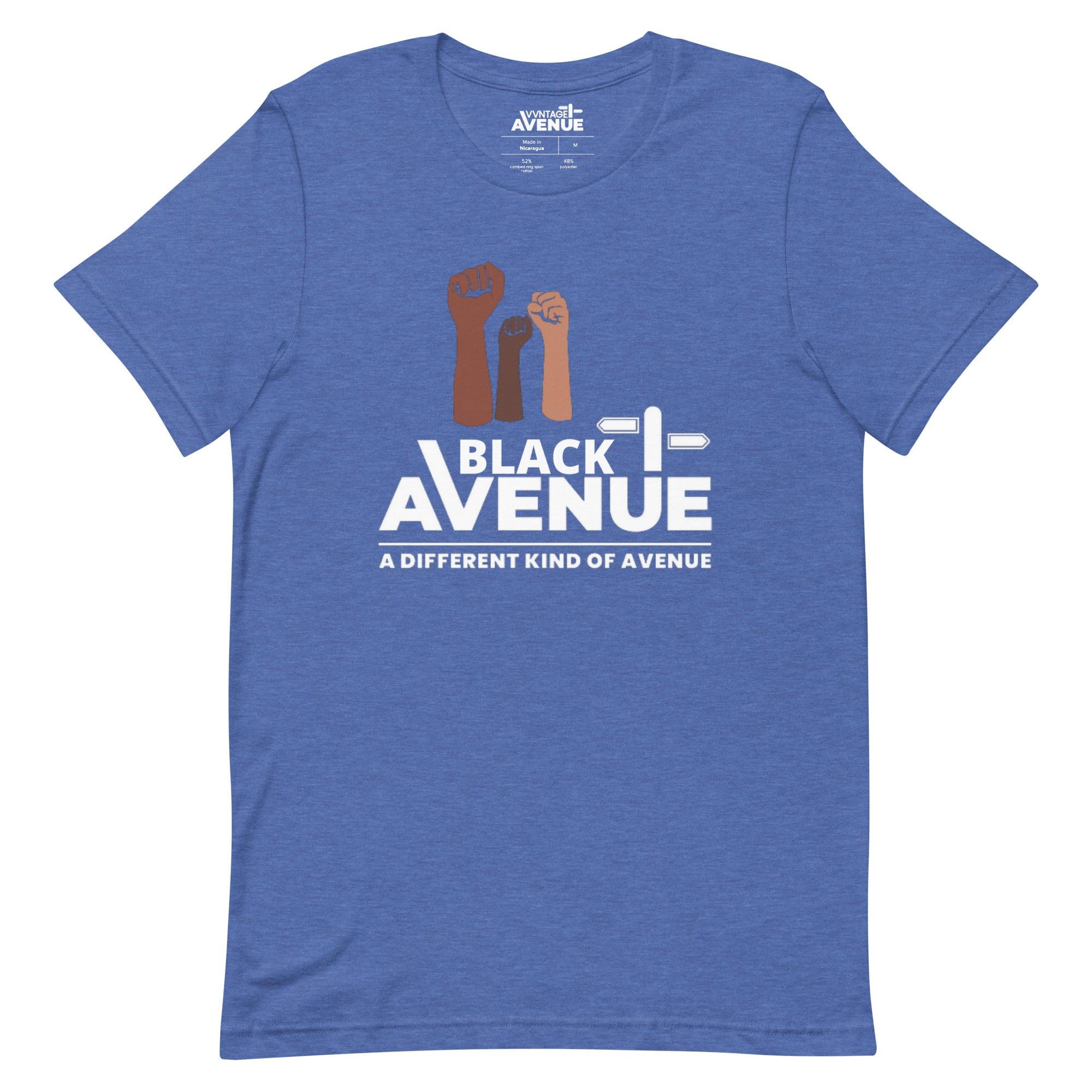 BLACK AVENUE SS T-Shirt (Unisex) - VVNTAGE AVENUE