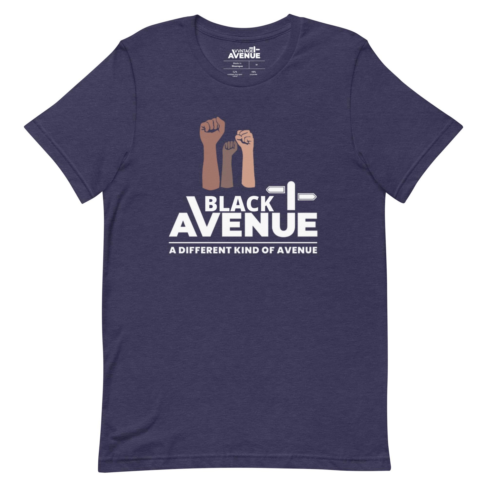 BLACK AVENUE SS T-Shirt (Unisex) - VVNTAGE AVENUE