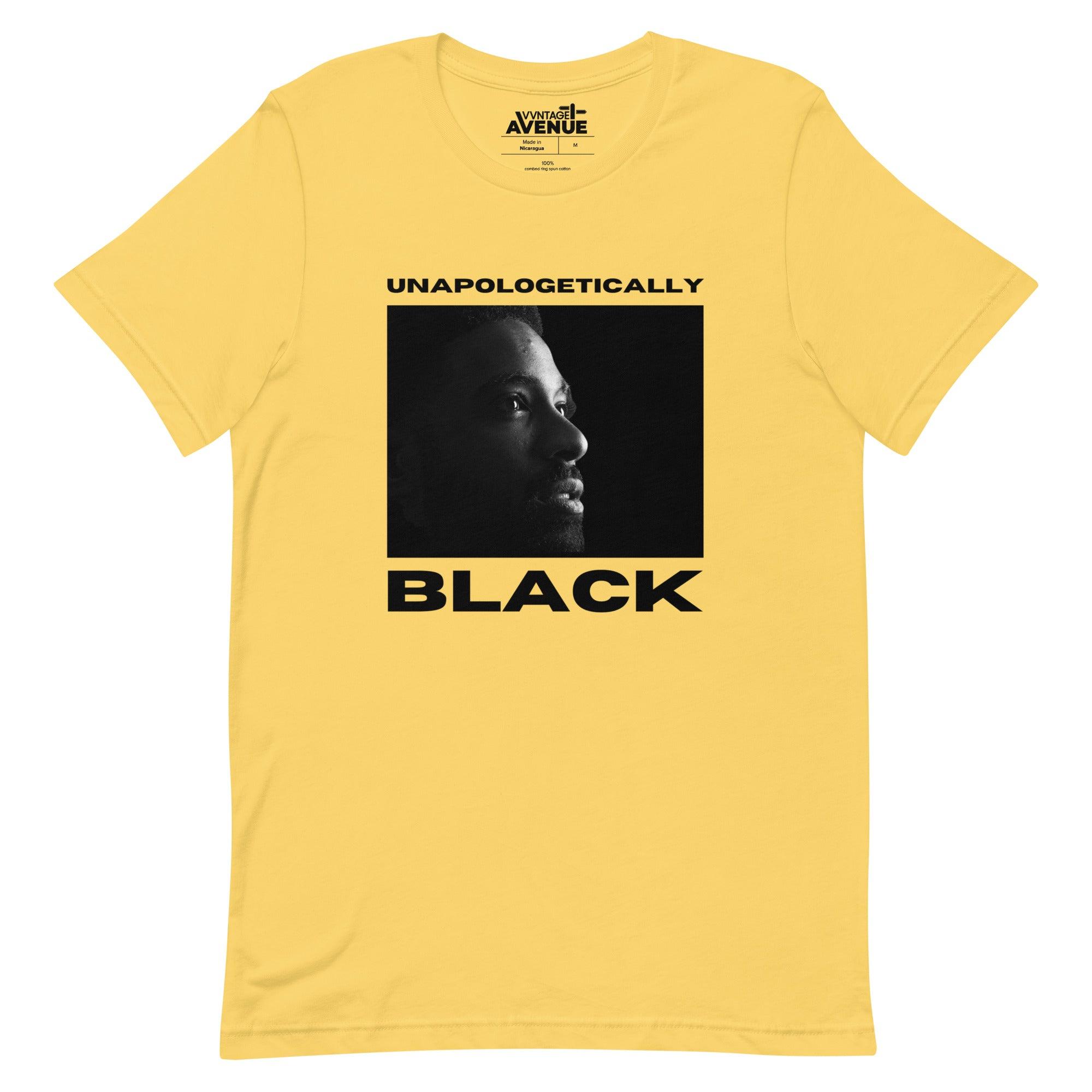 BLACK AVENUE | Unapologetically Black T-Shirt (Unisex) - VVNTAGE AVENUE