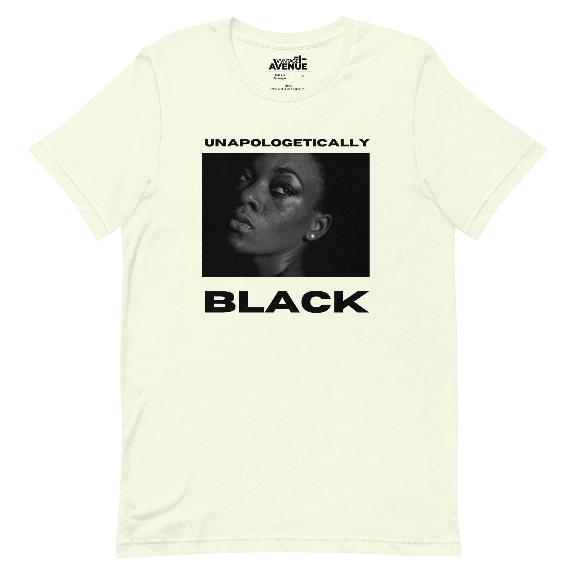 BLACK AVENUE | Unapologetically Black T-Shirt (Unisex) - VVNTAGE AVENUE