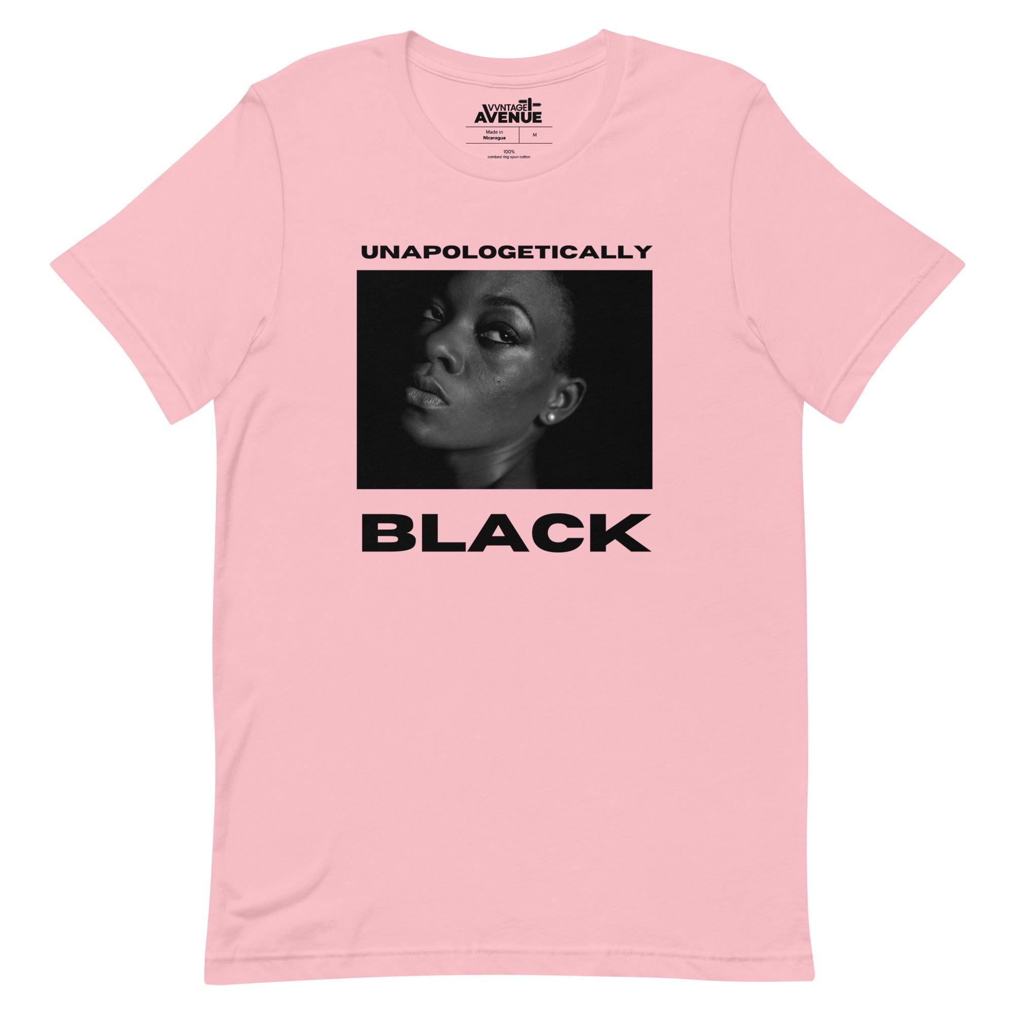 BLACK AVENUE | Unapologetically Black T-Shirt (Unisex) - VVNTAGE AVENUE