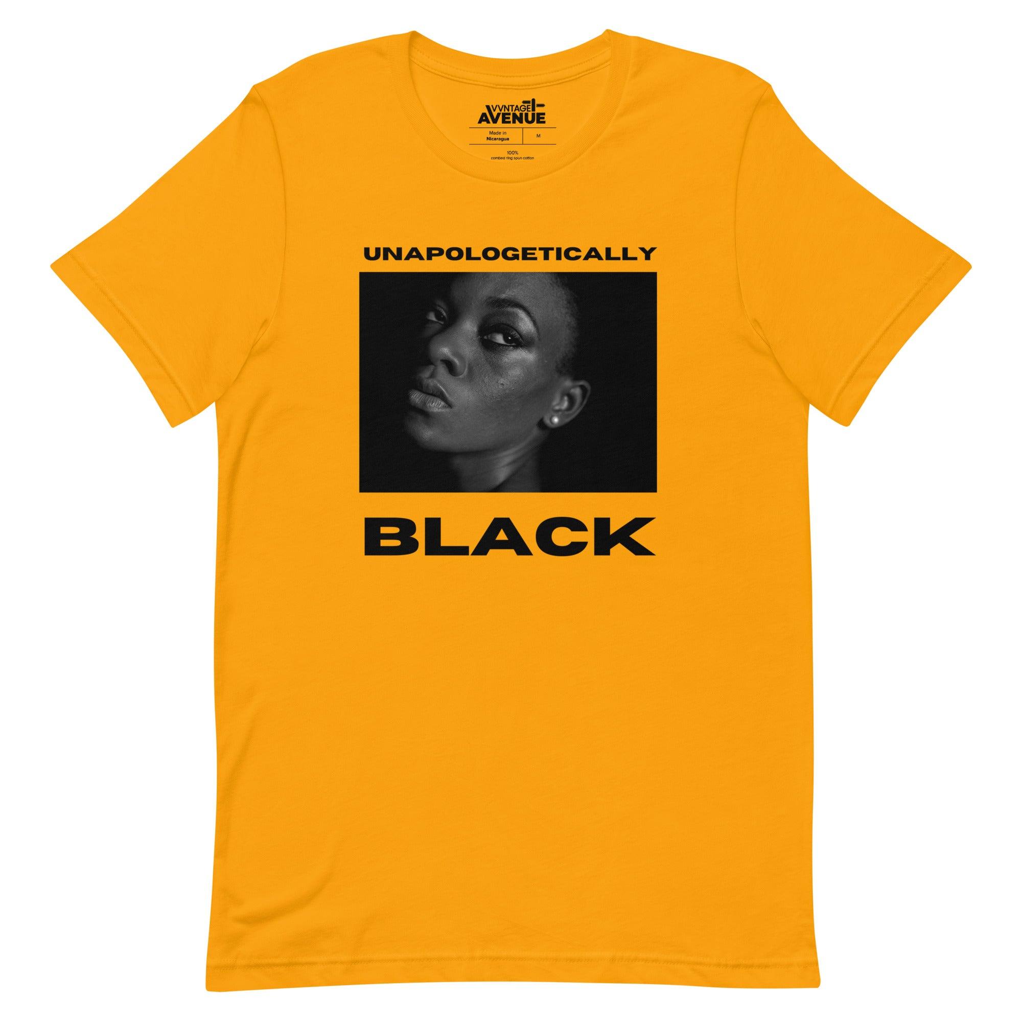 BLACK AVENUE | Unapologetically Black T-Shirt (Unisex) - VVNTAGE AVENUE