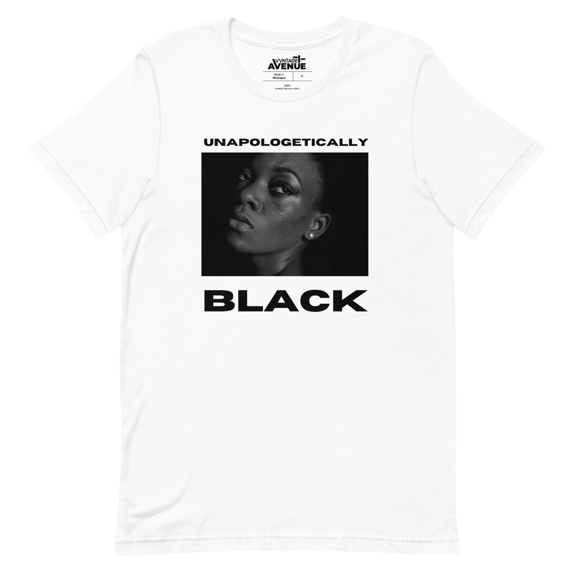 BLACK AVENUE | Unapologetically Black T-Shirt (Unisex) - VVNTAGE AVENUE