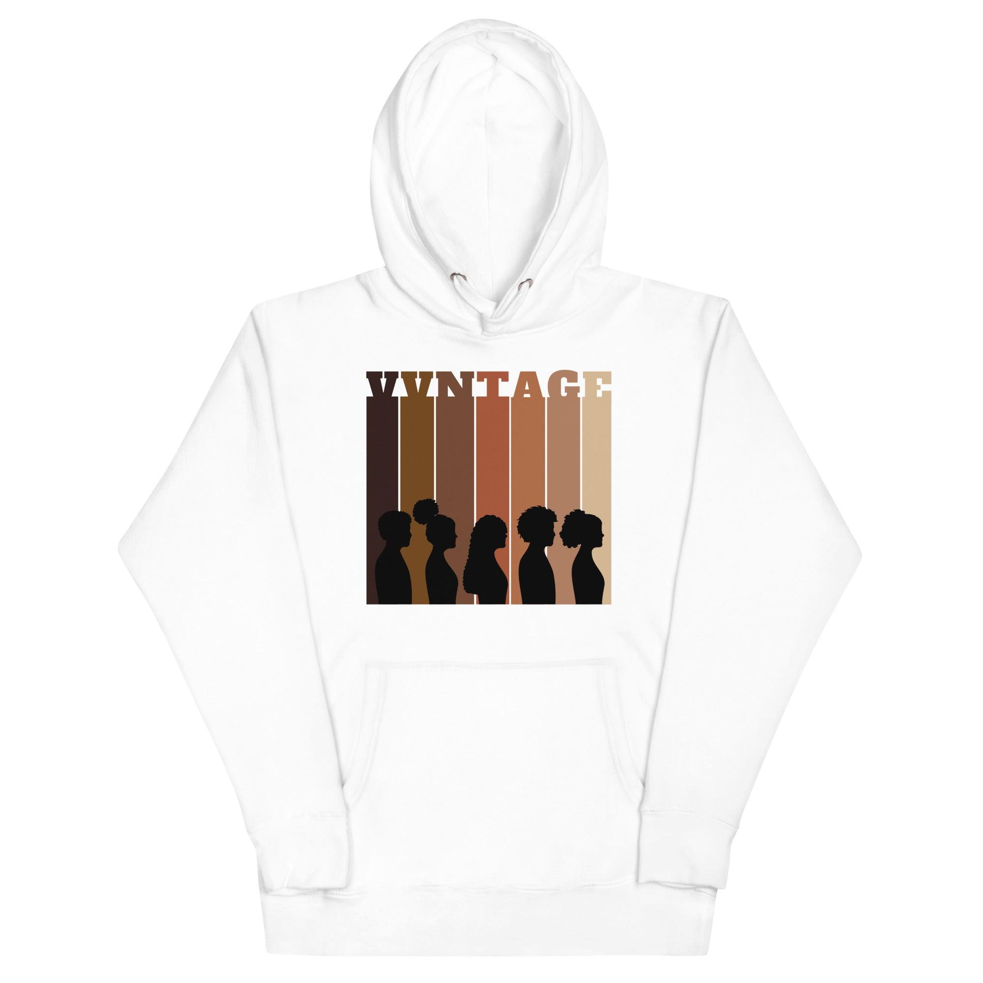 BLACK AVENUE | VVNTAGE Melanin Hoodie (W/ Silhouette) - VVNTAGE AVENUE