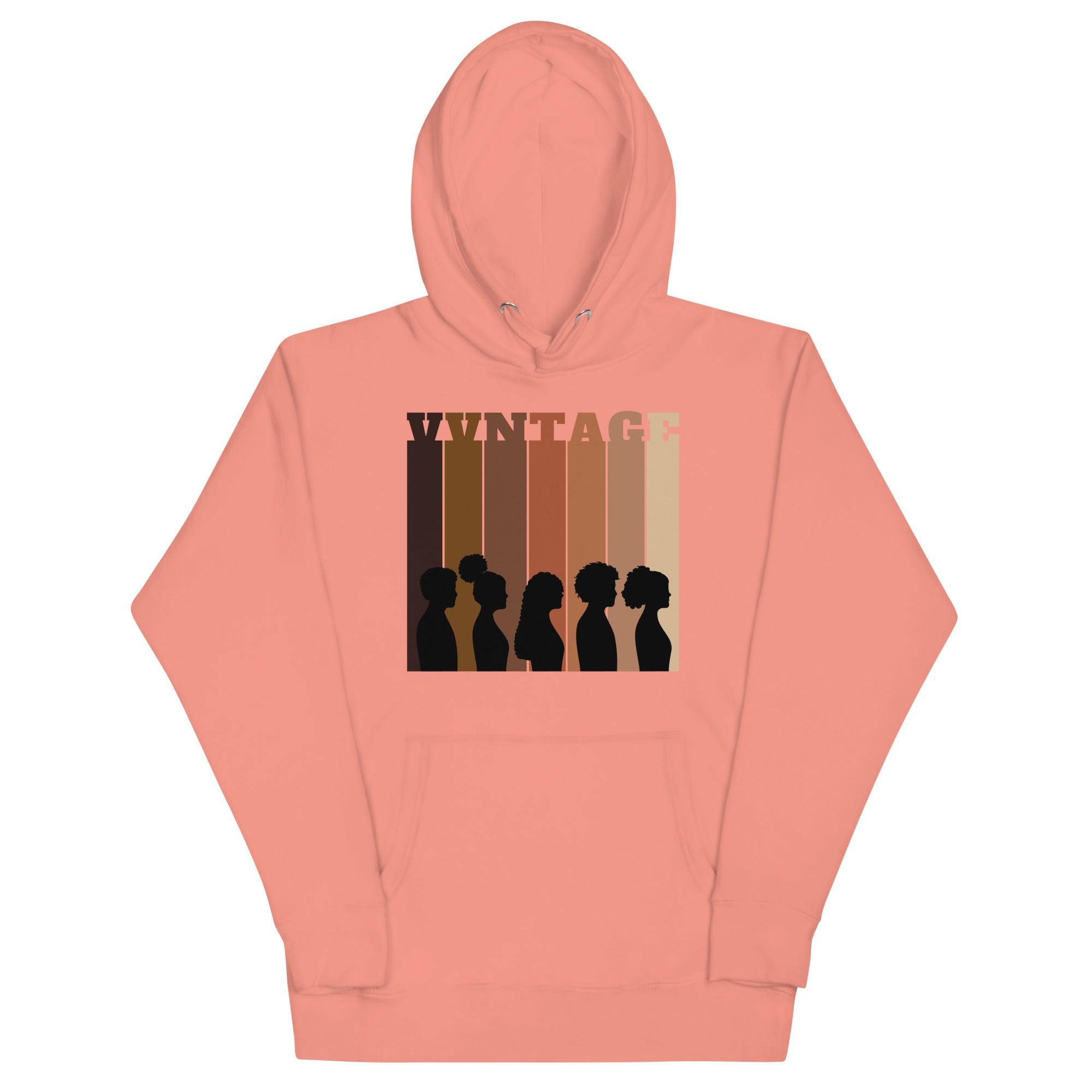 BLACK AVENUE | VVNTAGE Melanin Hoodie (W/ Silhouette) - VVNTAGE AVENUE