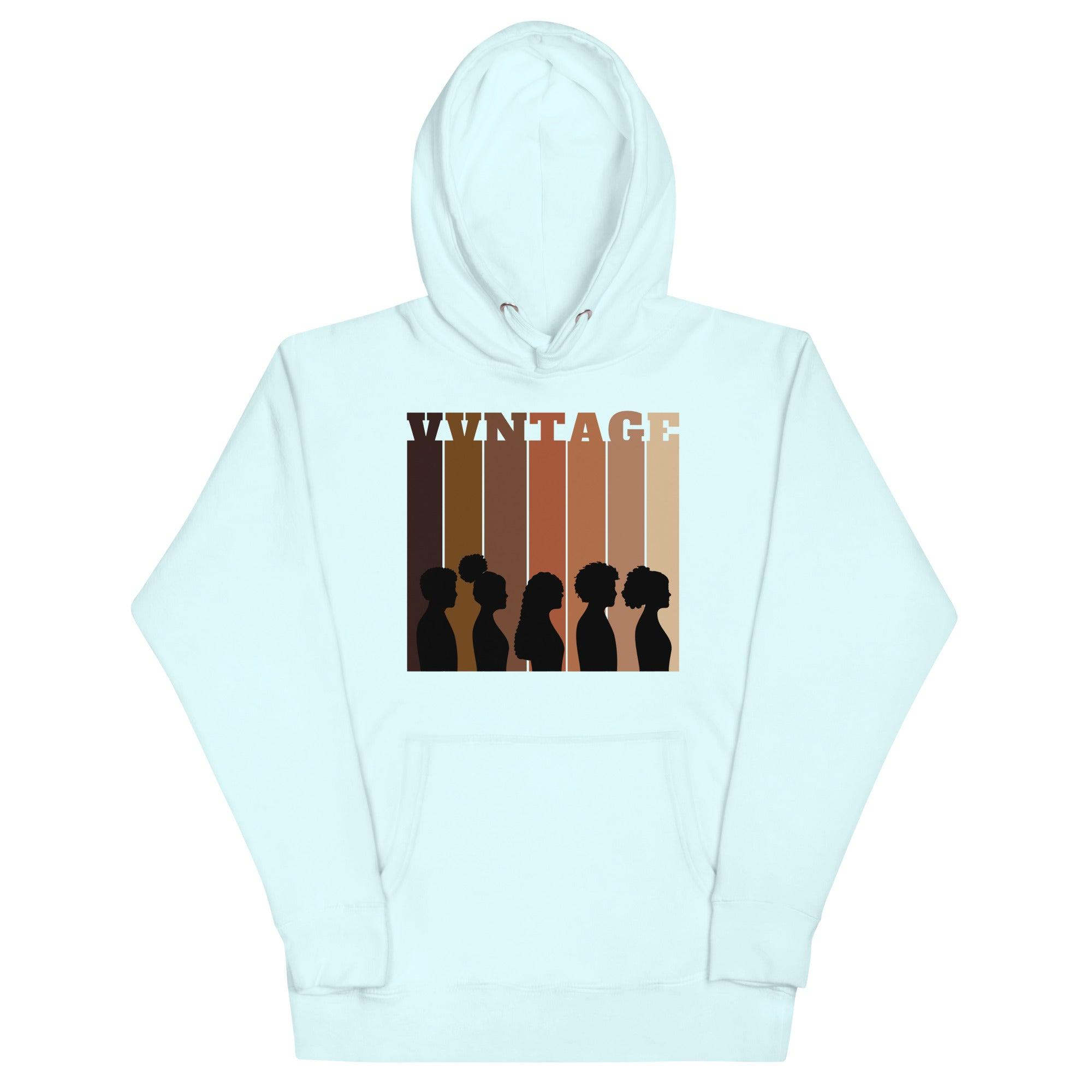 BLACK AVENUE | VVNTAGE Melanin Hoodie (W/ Silhouette) - VVNTAGE AVENUE
