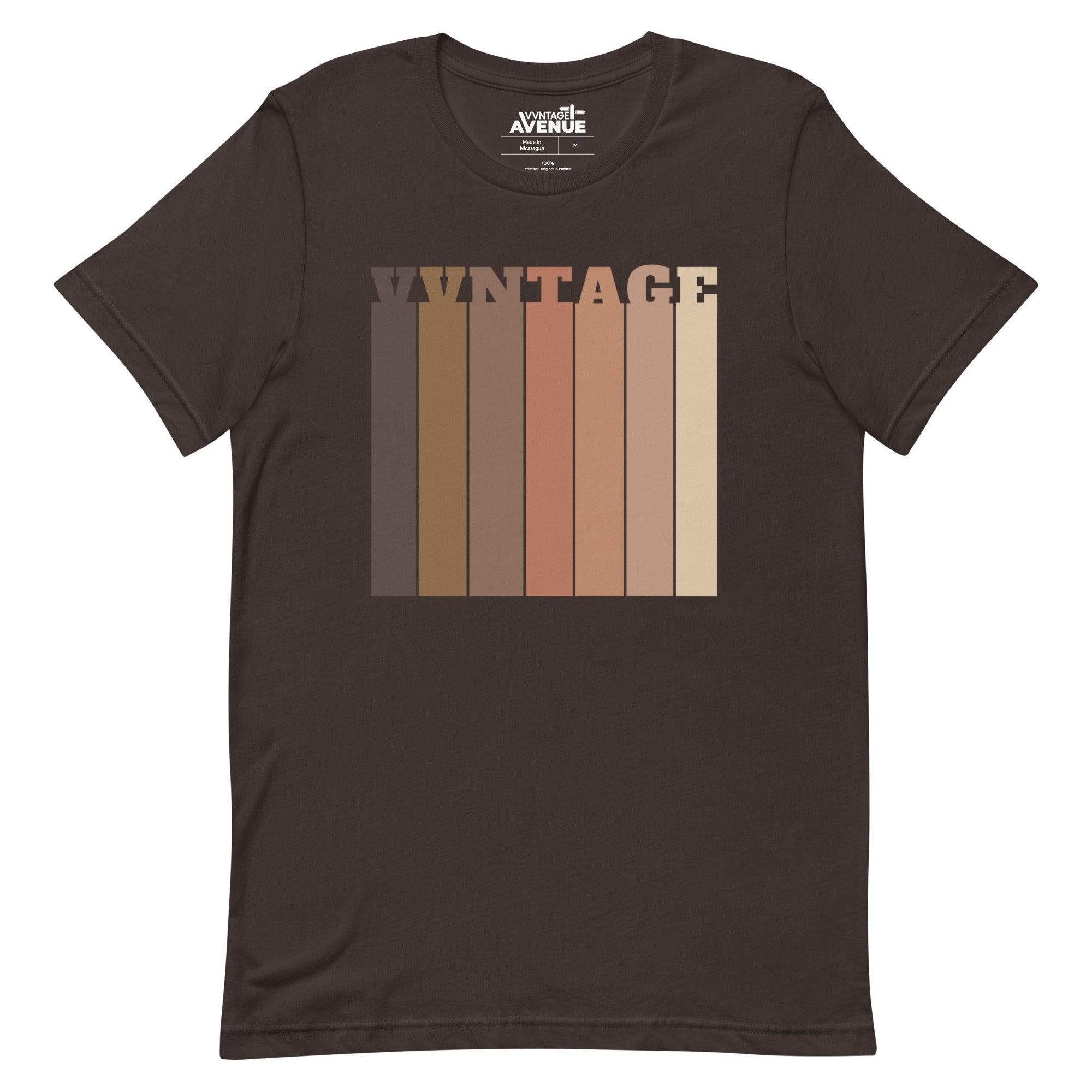 BLACK AVENUE | VVNTAGE Melanin T-Shirt (W/O Silhouette) - VVNTAGE AVENUE