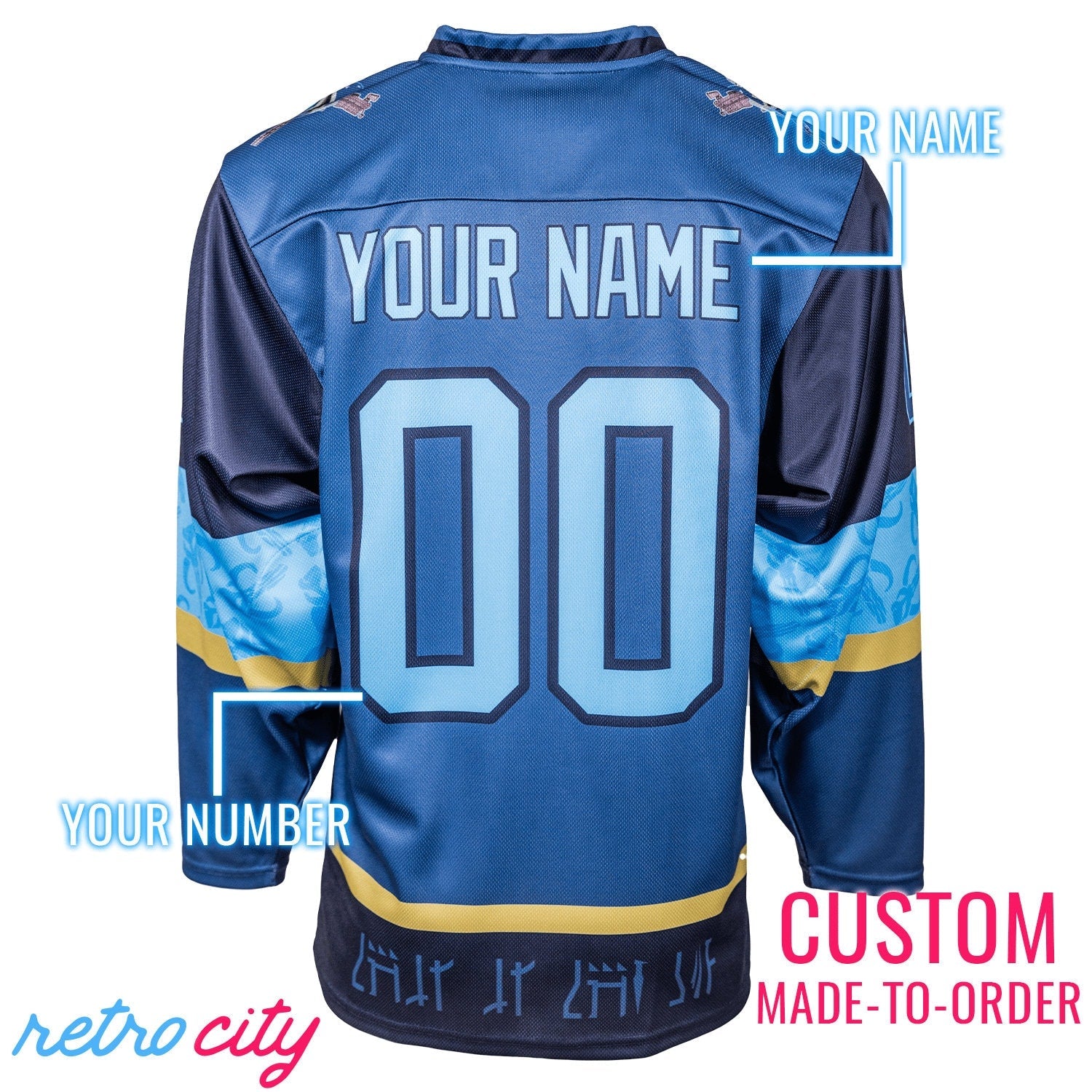 Paz Vizsla Bounty Hunters Din Djarin Hockey Jersey Sweater by Retro City Threads