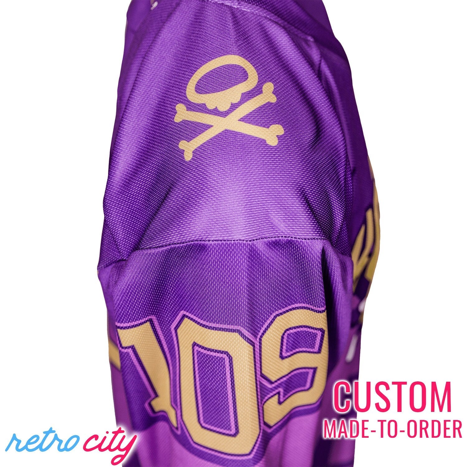 New Toxic Koffing PokéLeague Hockey Jersey Sweater by Retro City Threads