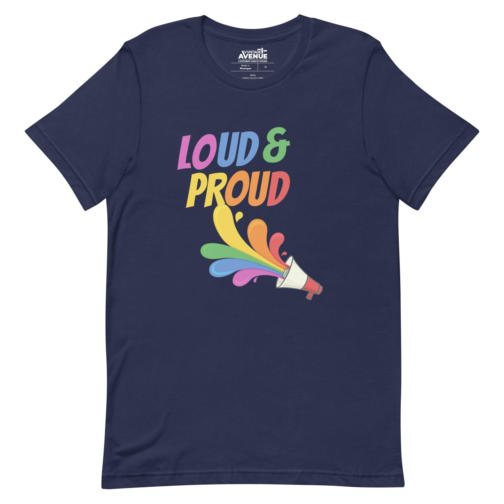 PRIDE AVENUE | LOUD & PROUD T-Shirt - VVNTAGE AVENUE