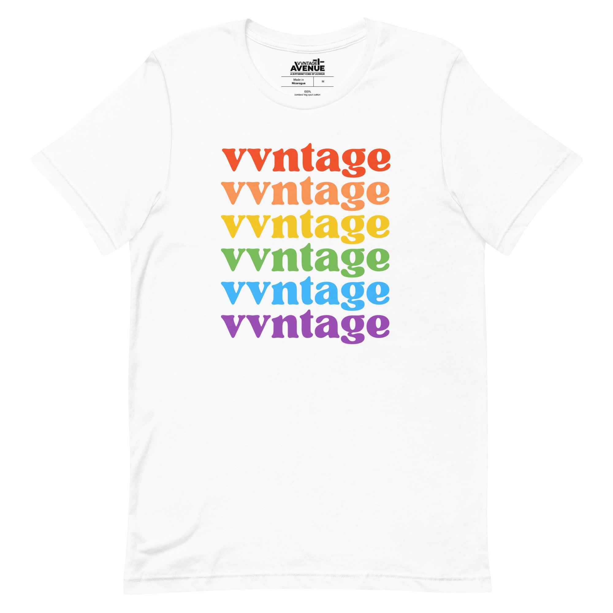 PRIDE AVENUE | VVNTAGE Rainbow T-Shirt - VVNTAGE AVENUE