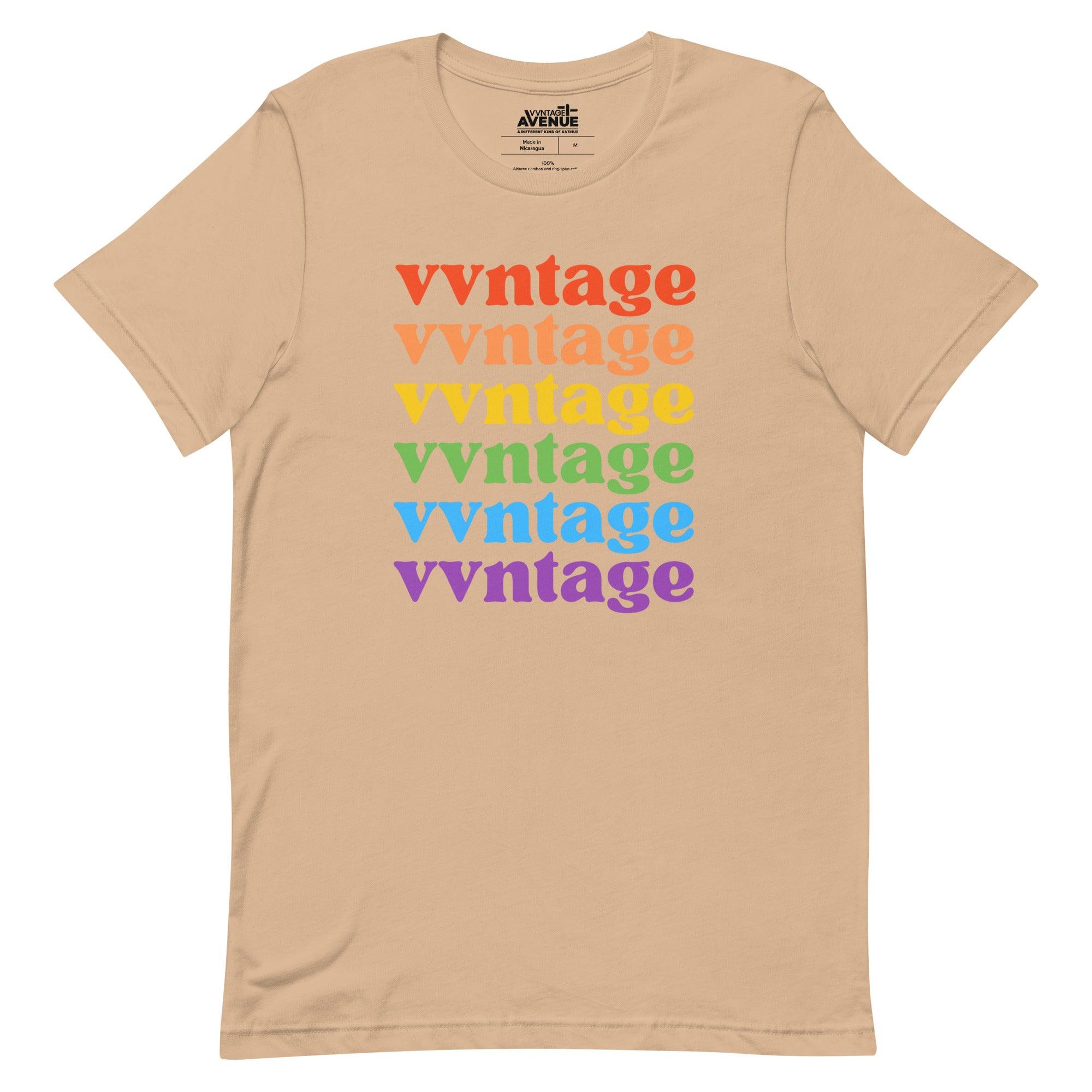 PRIDE AVENUE | VVNTAGE Rainbow T-Shirt - VVNTAGE AVENUE