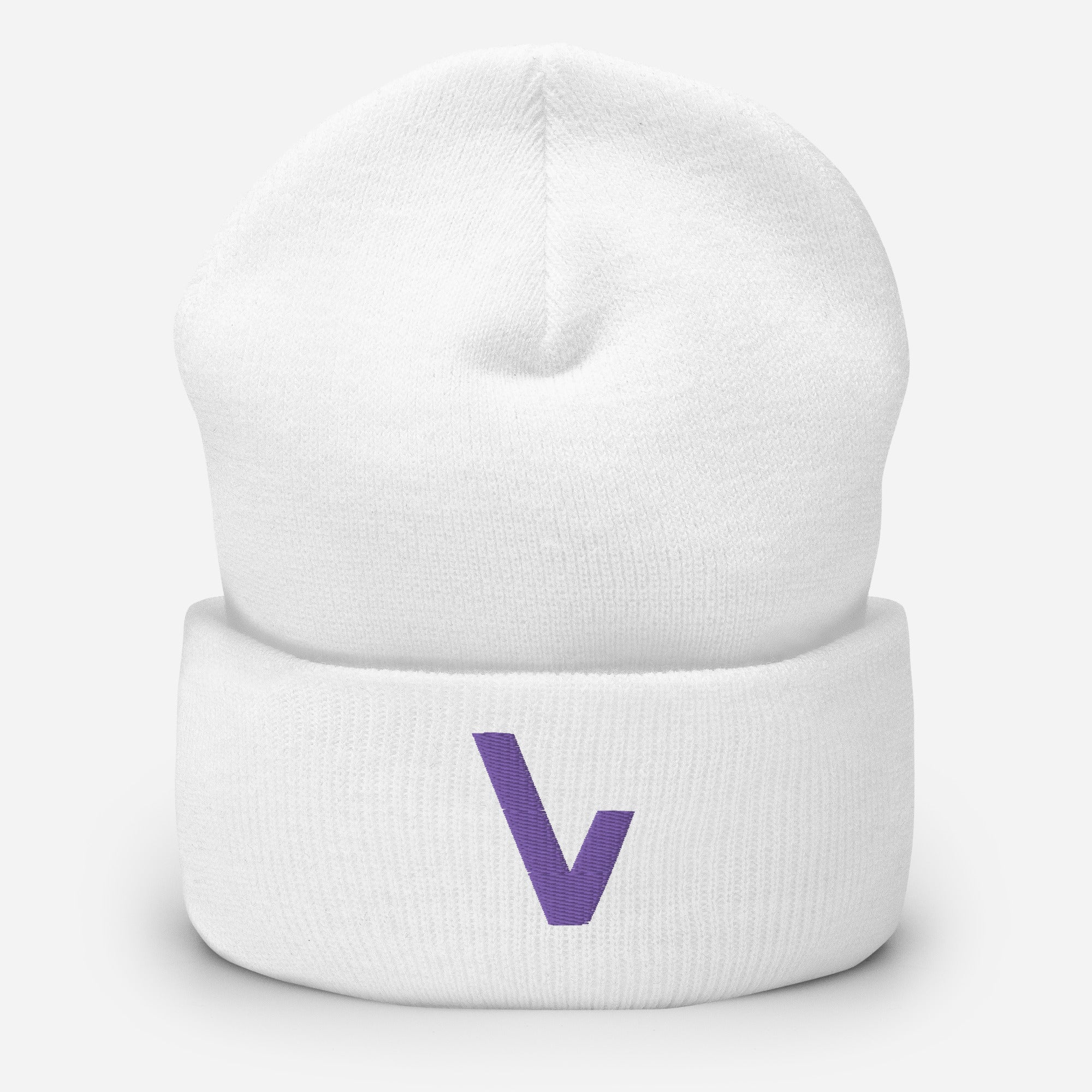 V for VVNTAGE Cuffed Beanie - VVNTAGE AVENUE