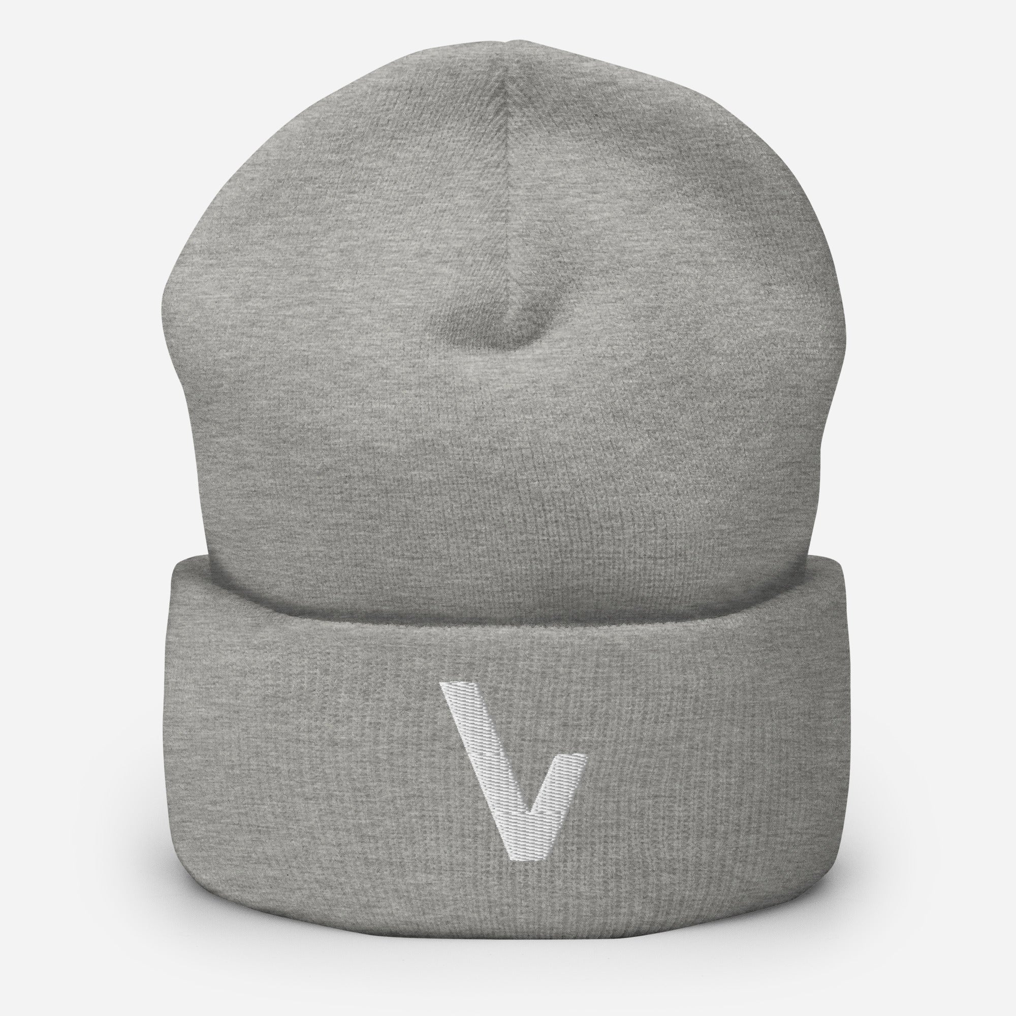 V for VVNTAGE Cuffed Beanie - VVNTAGE AVENUE