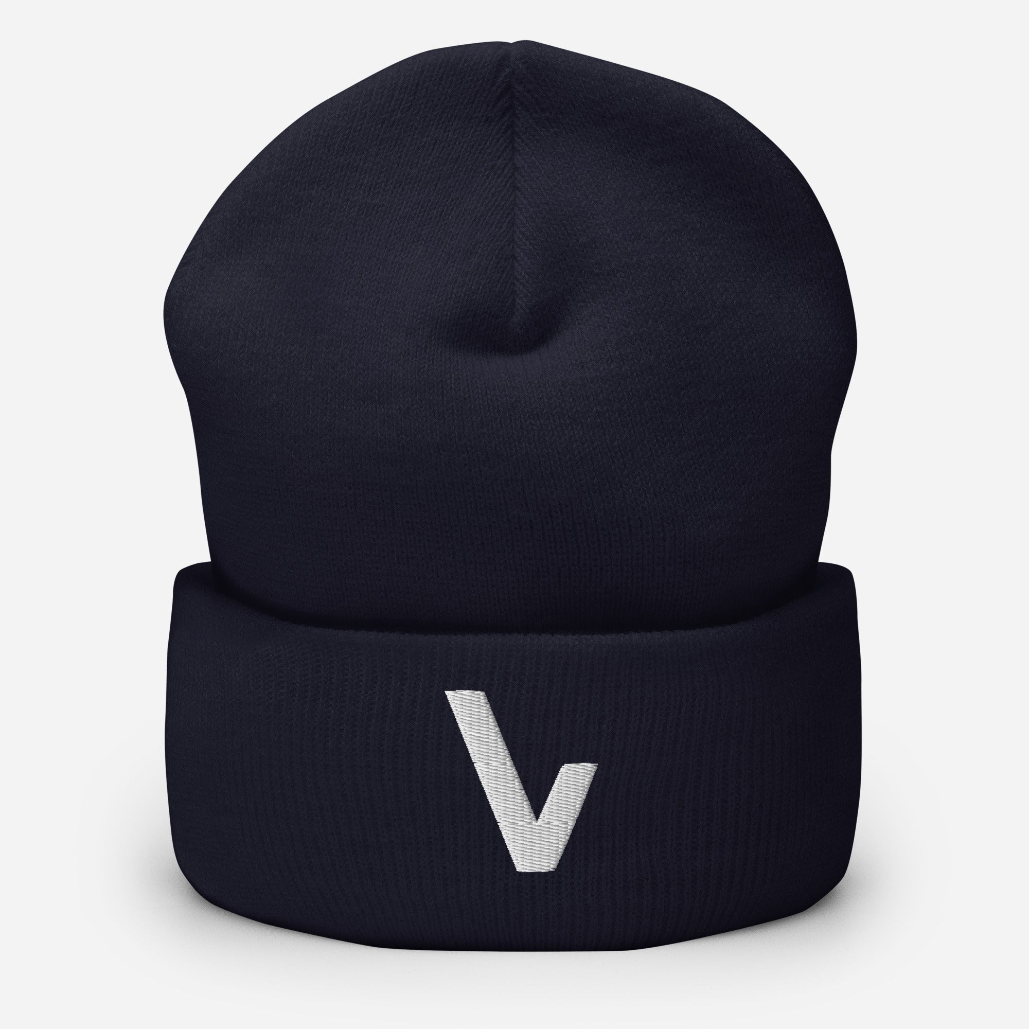 V for VVNTAGE Cuffed Beanie - VVNTAGE AVENUE