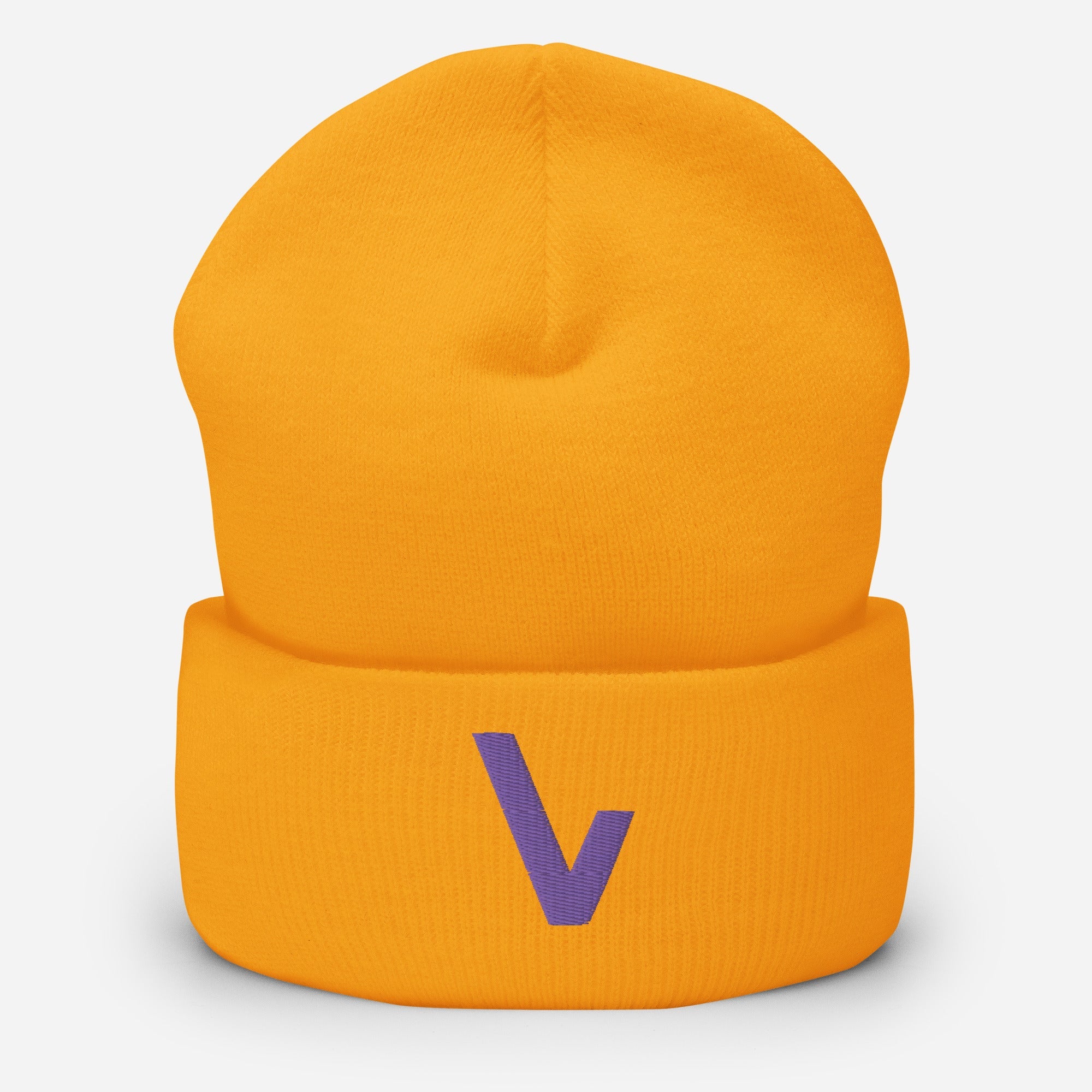 V for VVNTAGE Cuffed Beanie - VVNTAGE AVENUE