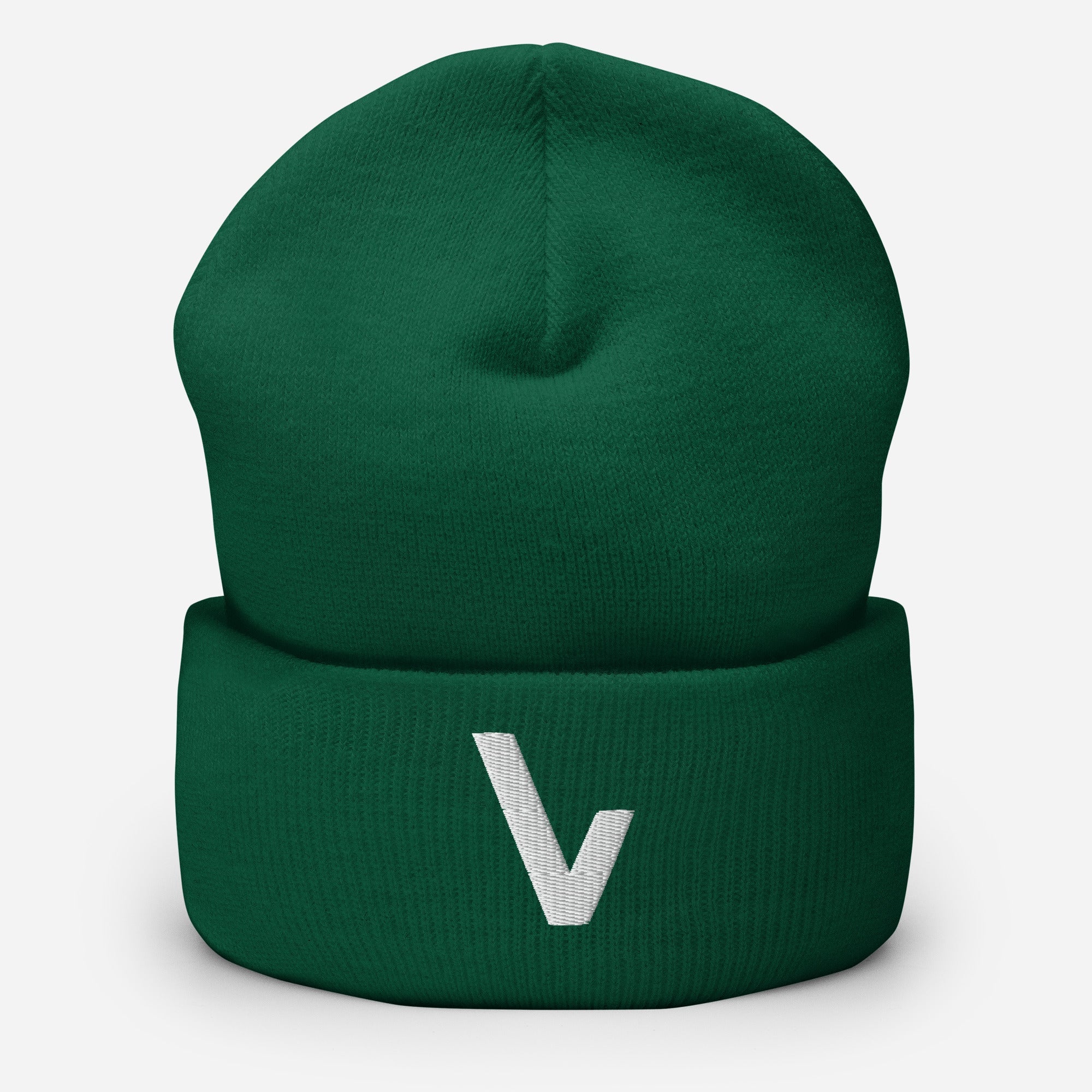 V for VVNTAGE Cuffed Beanie - VVNTAGE AVENUE