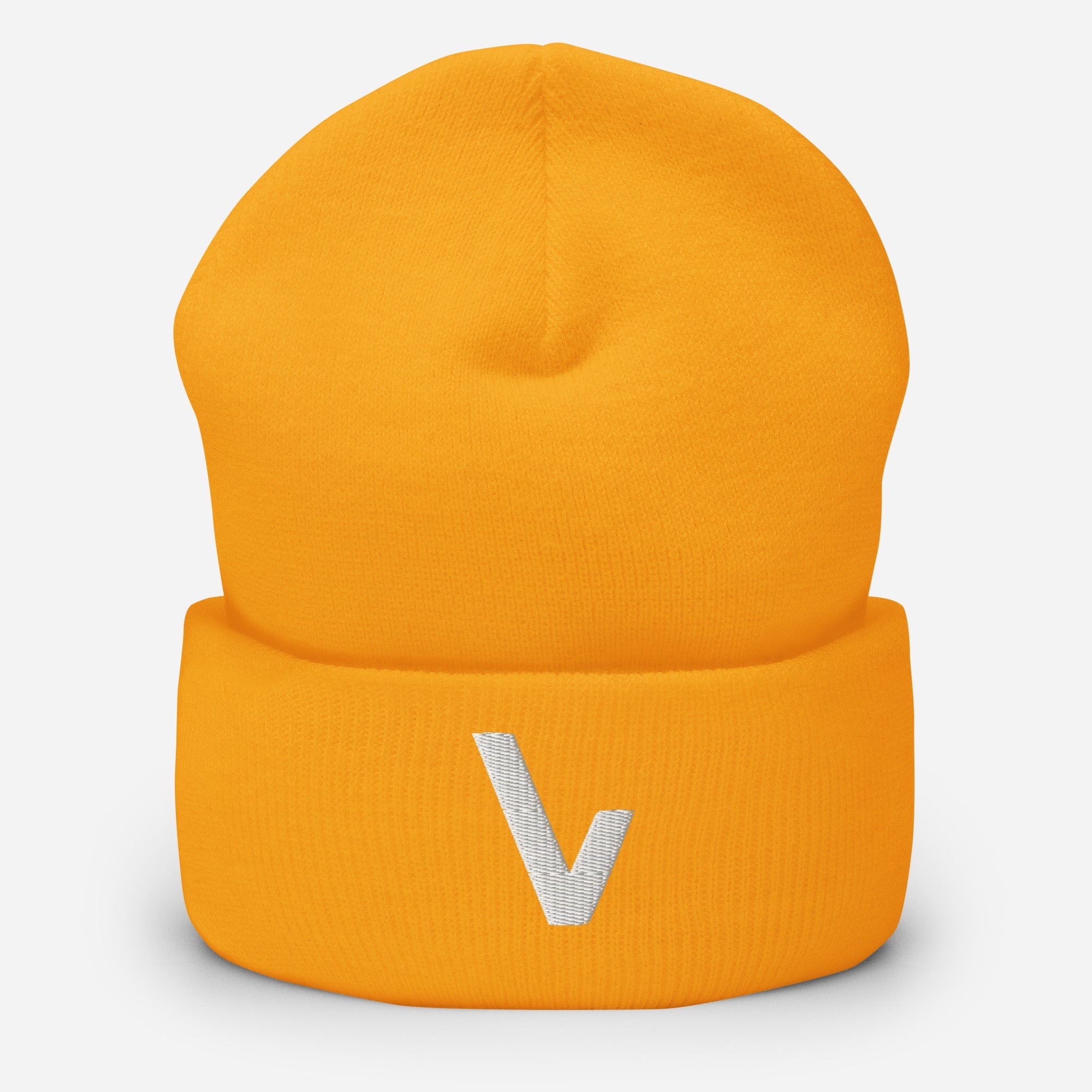 V for VVNTAGE Cuffed Beanie - VVNTAGE AVENUE