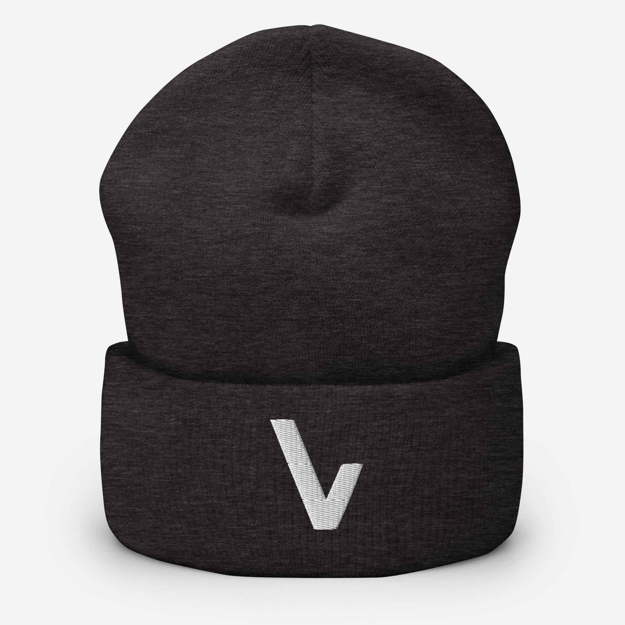 V for VVNTAGE Cuffed Beanie - VVNTAGE AVENUE