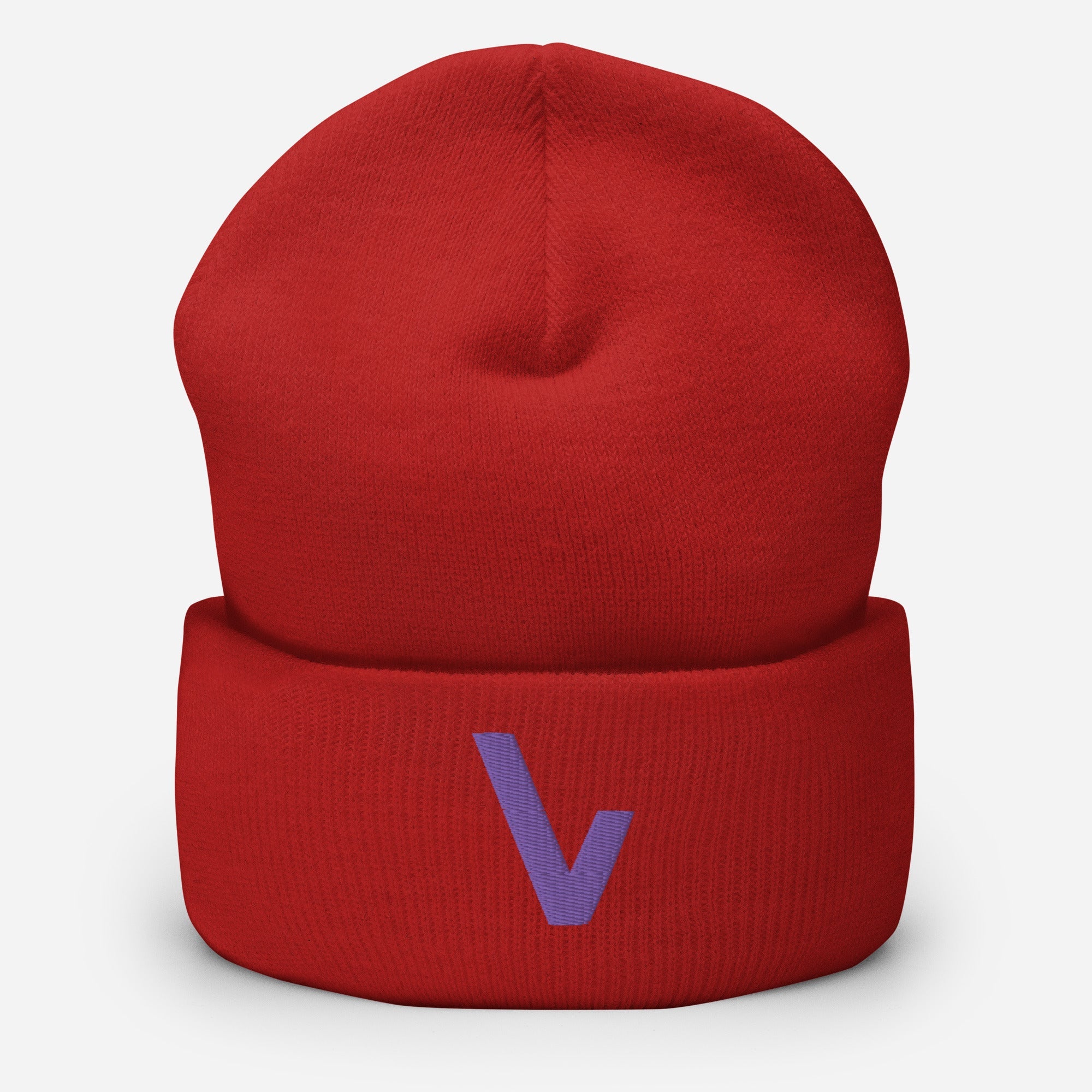 V for VVNTAGE Cuffed Beanie - VVNTAGE AVENUE