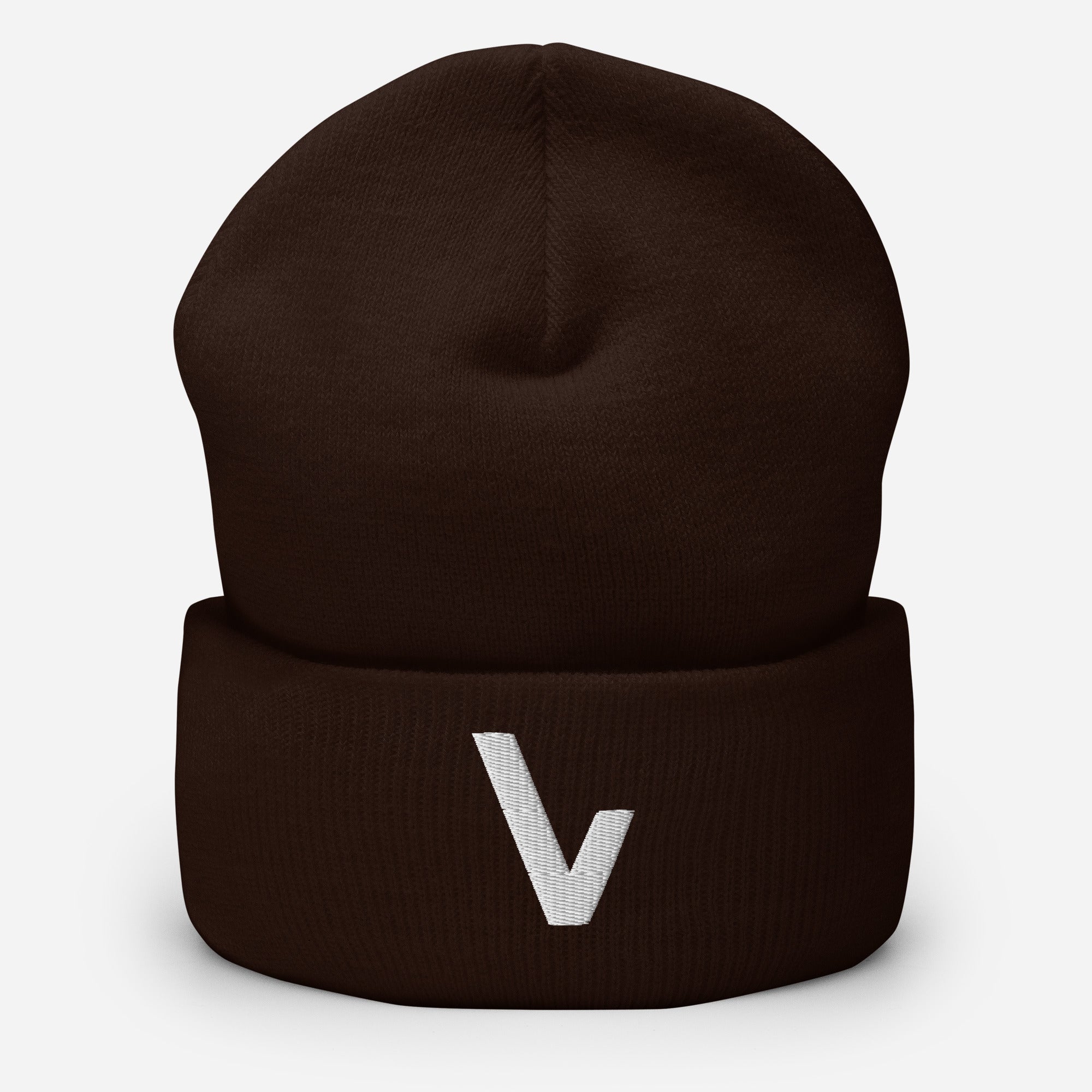 V for VVNTAGE Cuffed Beanie - VVNTAGE AVENUE