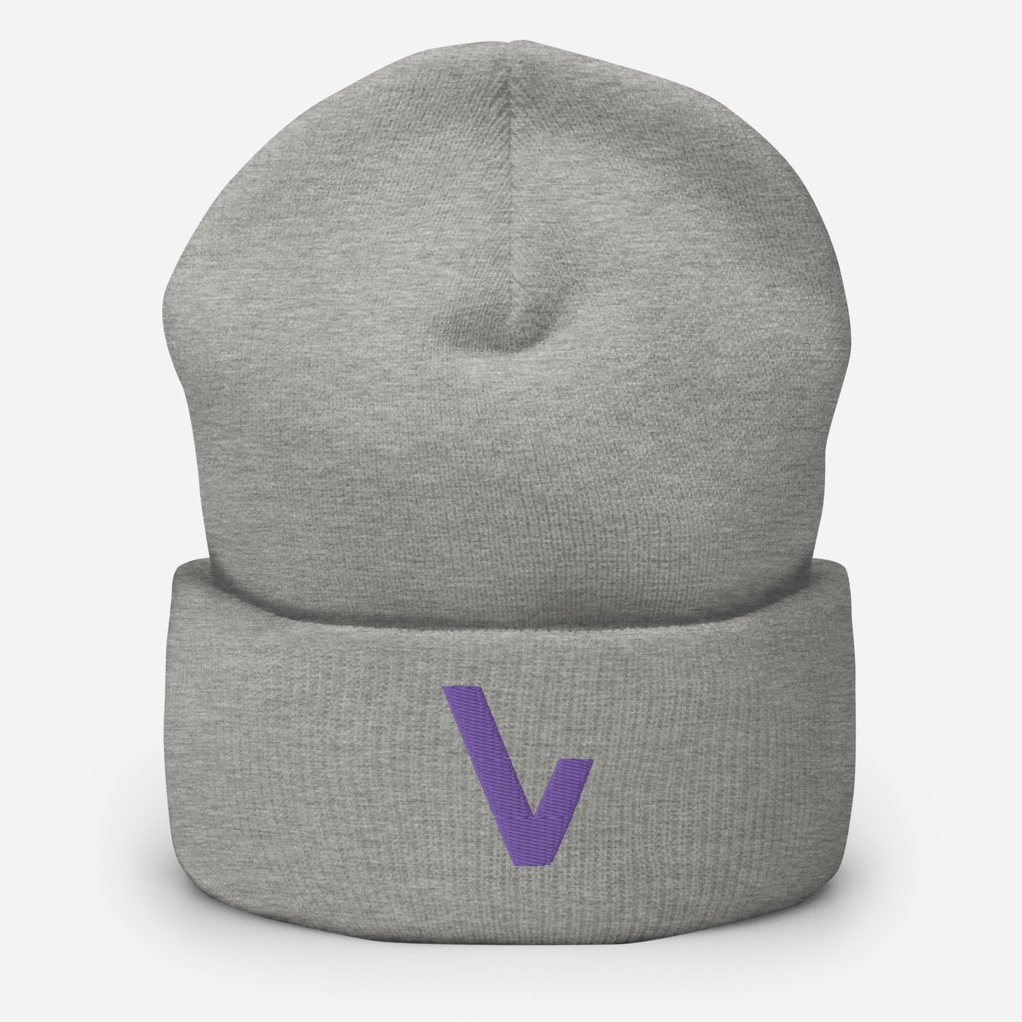 V for VVNTAGE Cuffed Beanie - VVNTAGE AVENUE