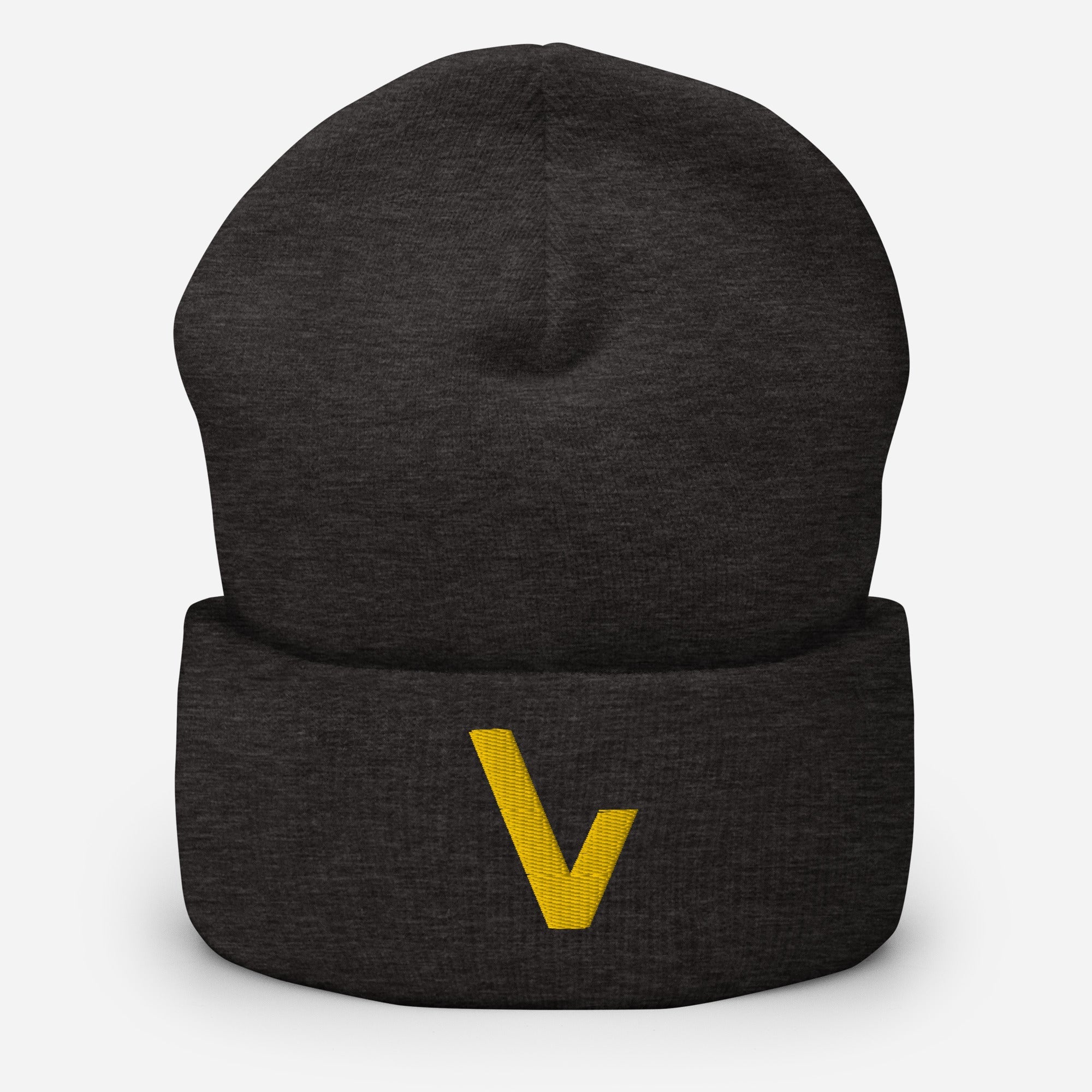V for VVNTAGE Cuffed Beanie (GOLD Edition) - VVNTAGE AVENUE