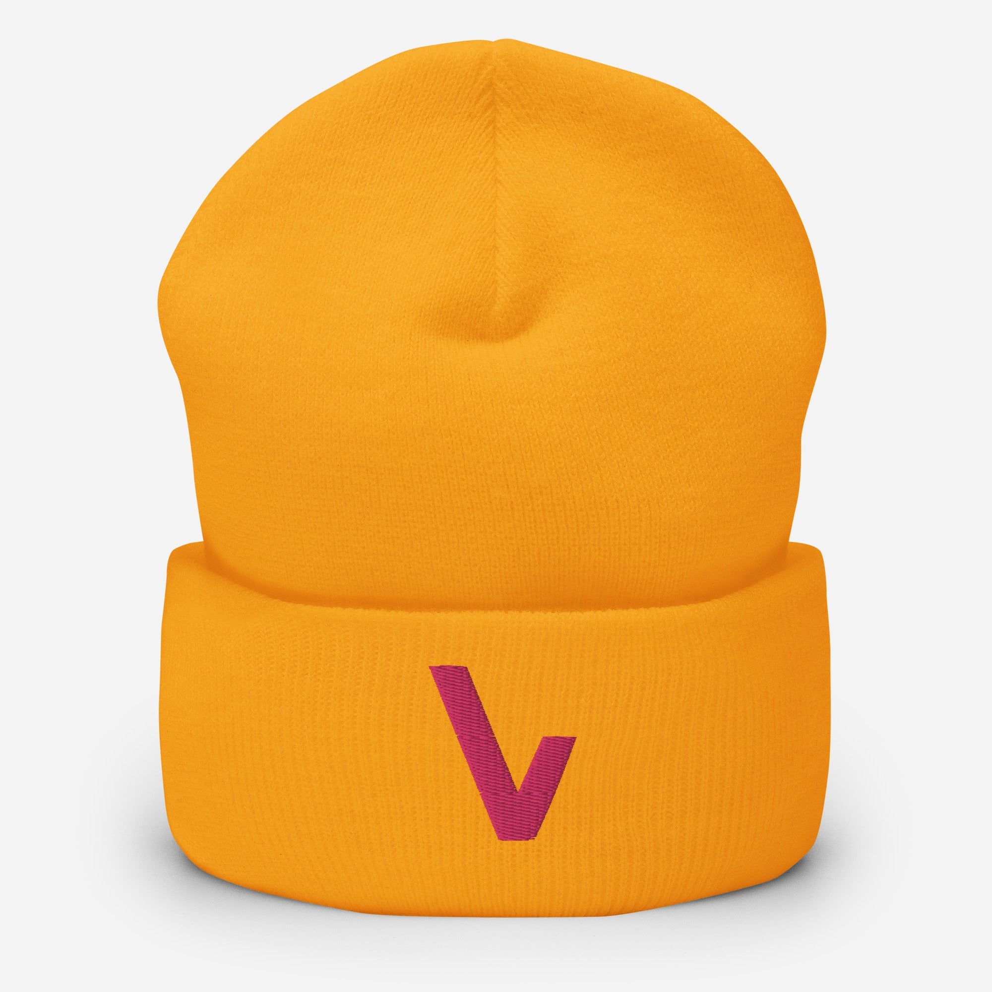 V for VVNTAGE Cuffed Beanie (PVNK Edition) - VVNTAGE AVENUE