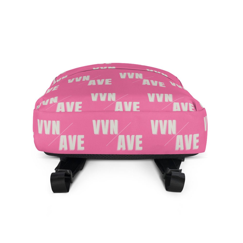 VVN/AVE Graphic Pattern Backpack (Brilliant Rose) - VVNTAGE AVENUE