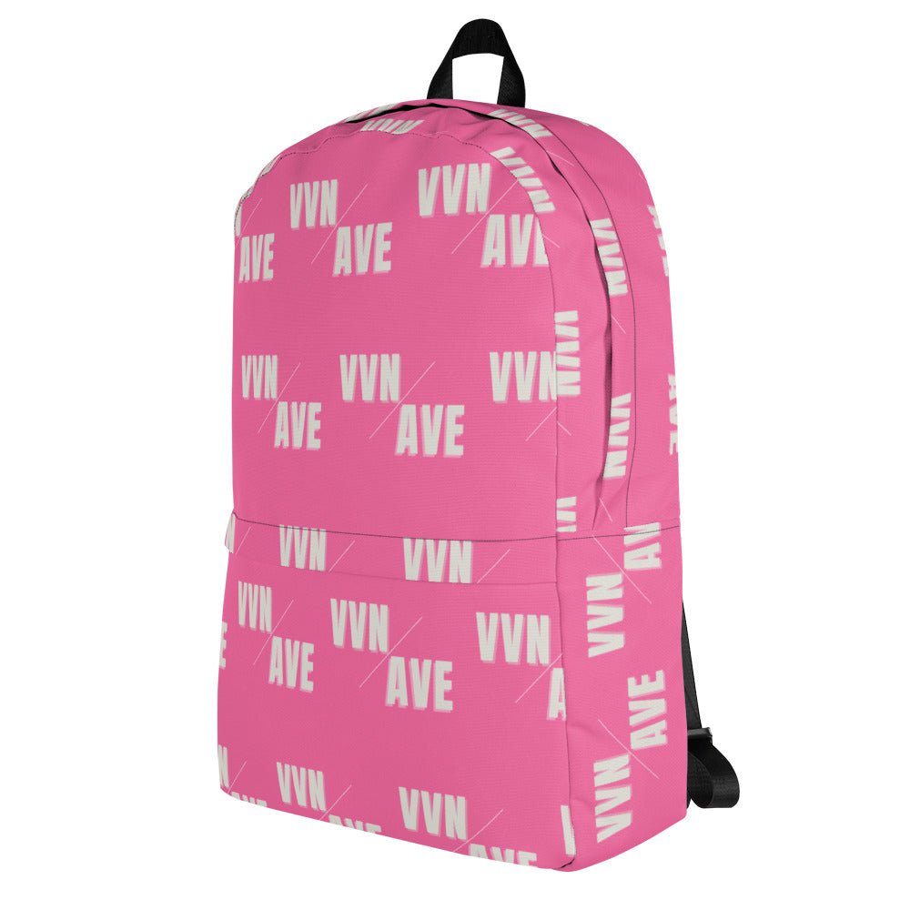 VVN/AVE Graphic Pattern Backpack (Brilliant Rose) - VVNTAGE AVENUE