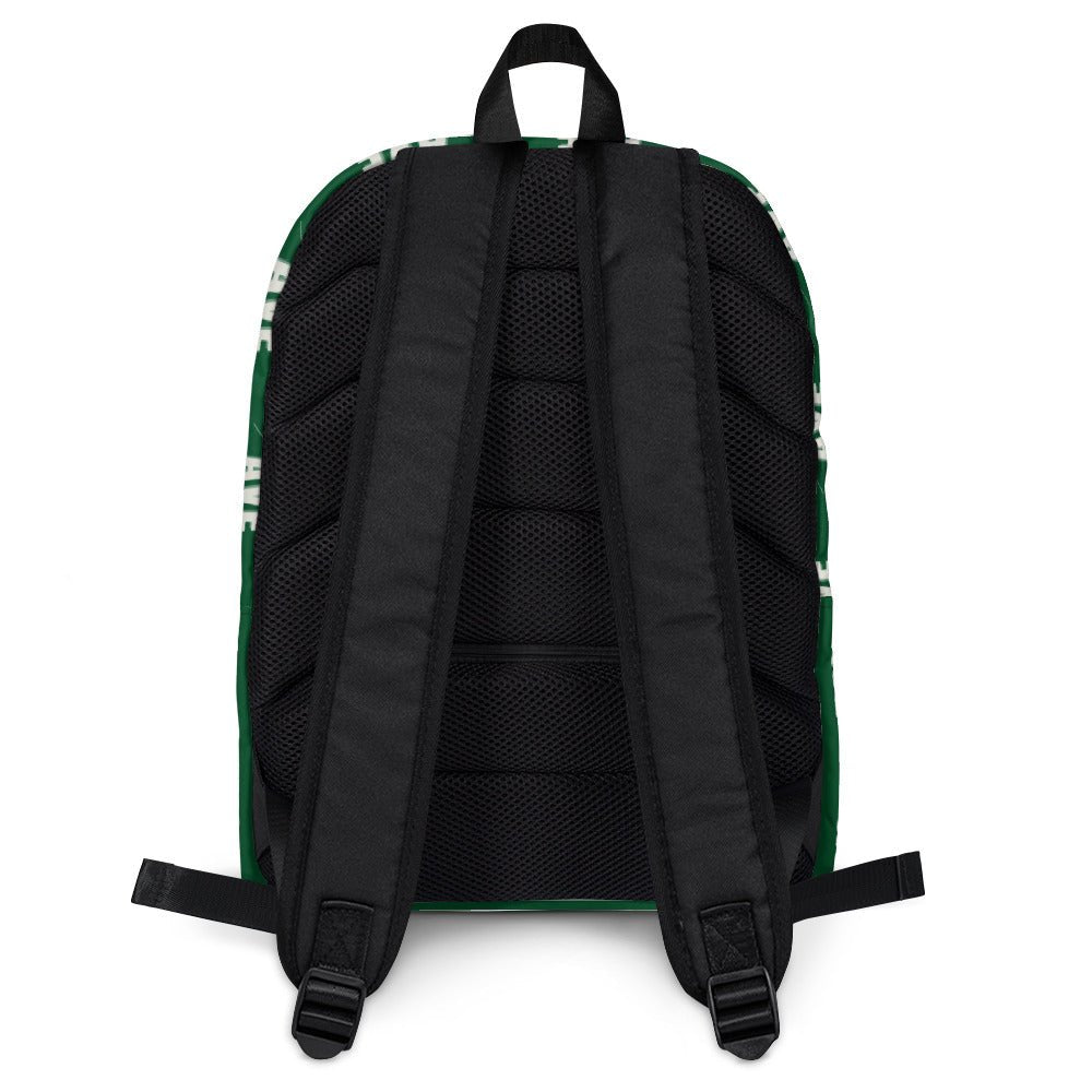 VVN/AVE Graphic Pattern Backpack (Forest Green) - VVNTAGE AVENUE