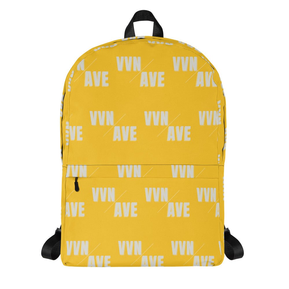VVN/AVE Graphic Pattern Backpack (Loud Yellow) - VVNTAGE AVENUE