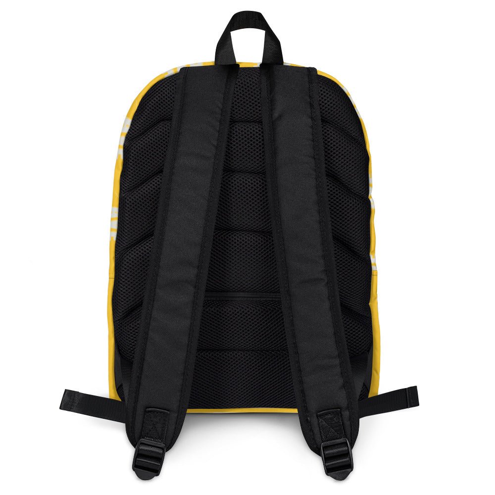 VVN/AVE Graphic Pattern Backpack (Loud Yellow) - VVNTAGE AVENUE