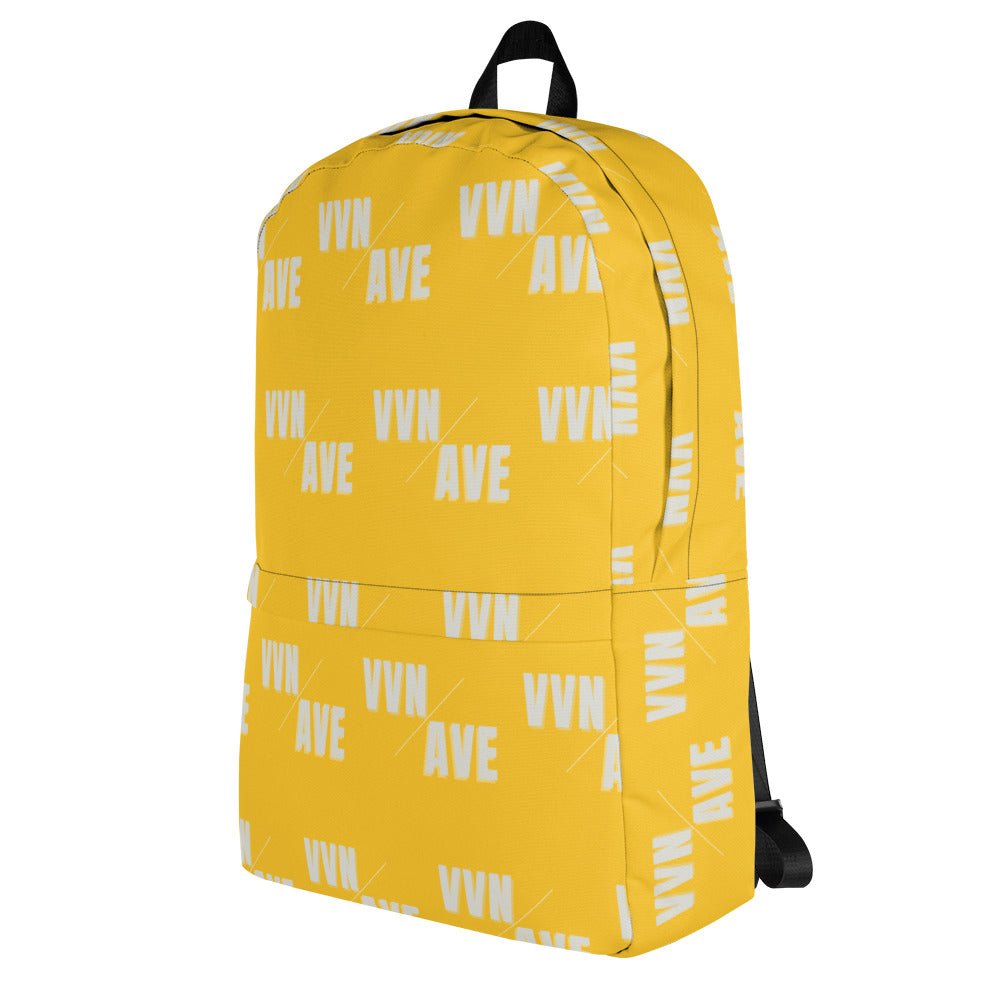 VVN/AVE Graphic Pattern Backpack (Loud Yellow) - VVNTAGE AVENUE