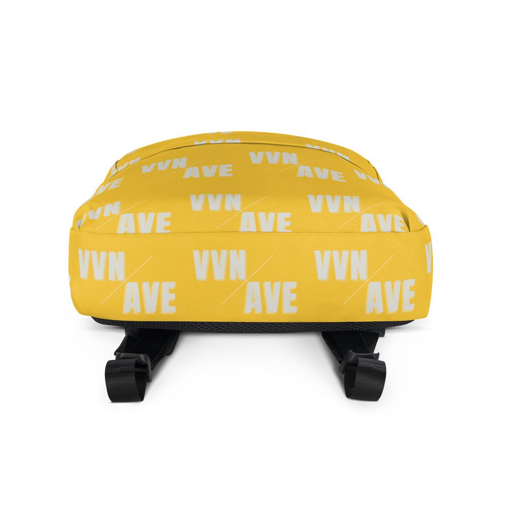 VVN/AVE Graphic Pattern Backpack (Loud Yellow) - VVNTAGE AVENUE