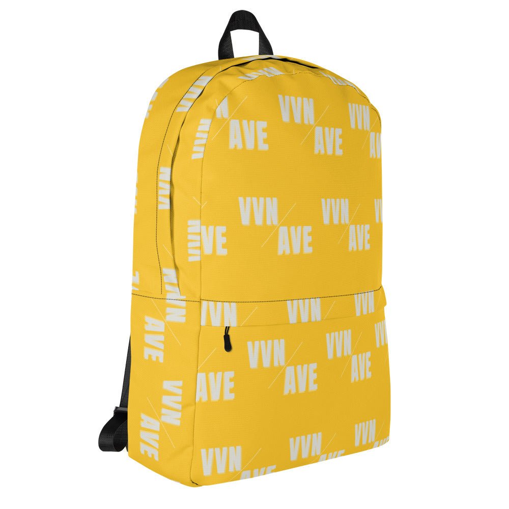 VVN/AVE Graphic Pattern Backpack (Loud Yellow) - VVNTAGE AVENUE