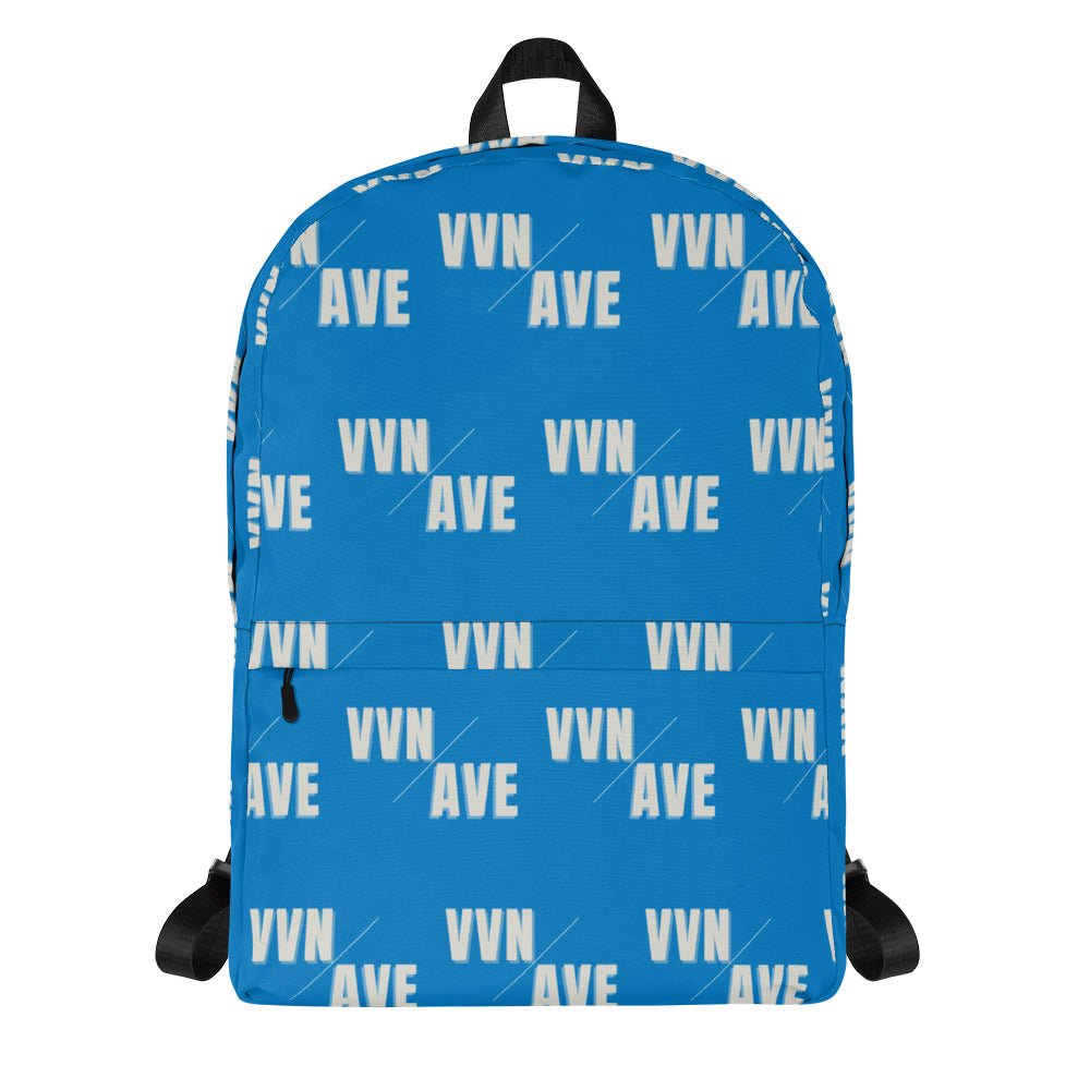 VVN/AVE Graphic Pattern Backpack (Navy Blue) - VVNTAGE AVENUE