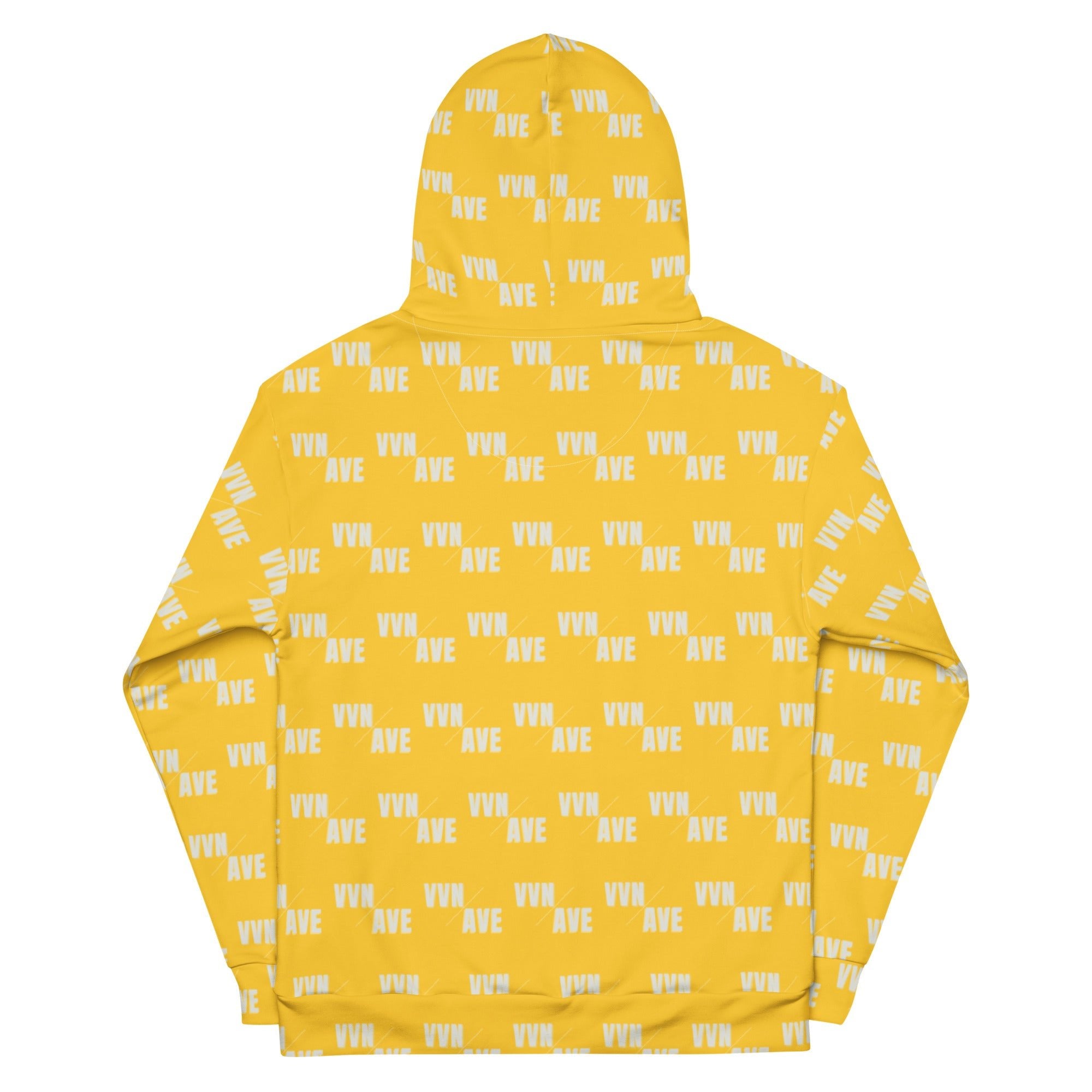 VVN/AVE Graphic Pattern Hoodie (Loud Yellow) - VVNTAGE AVENUE