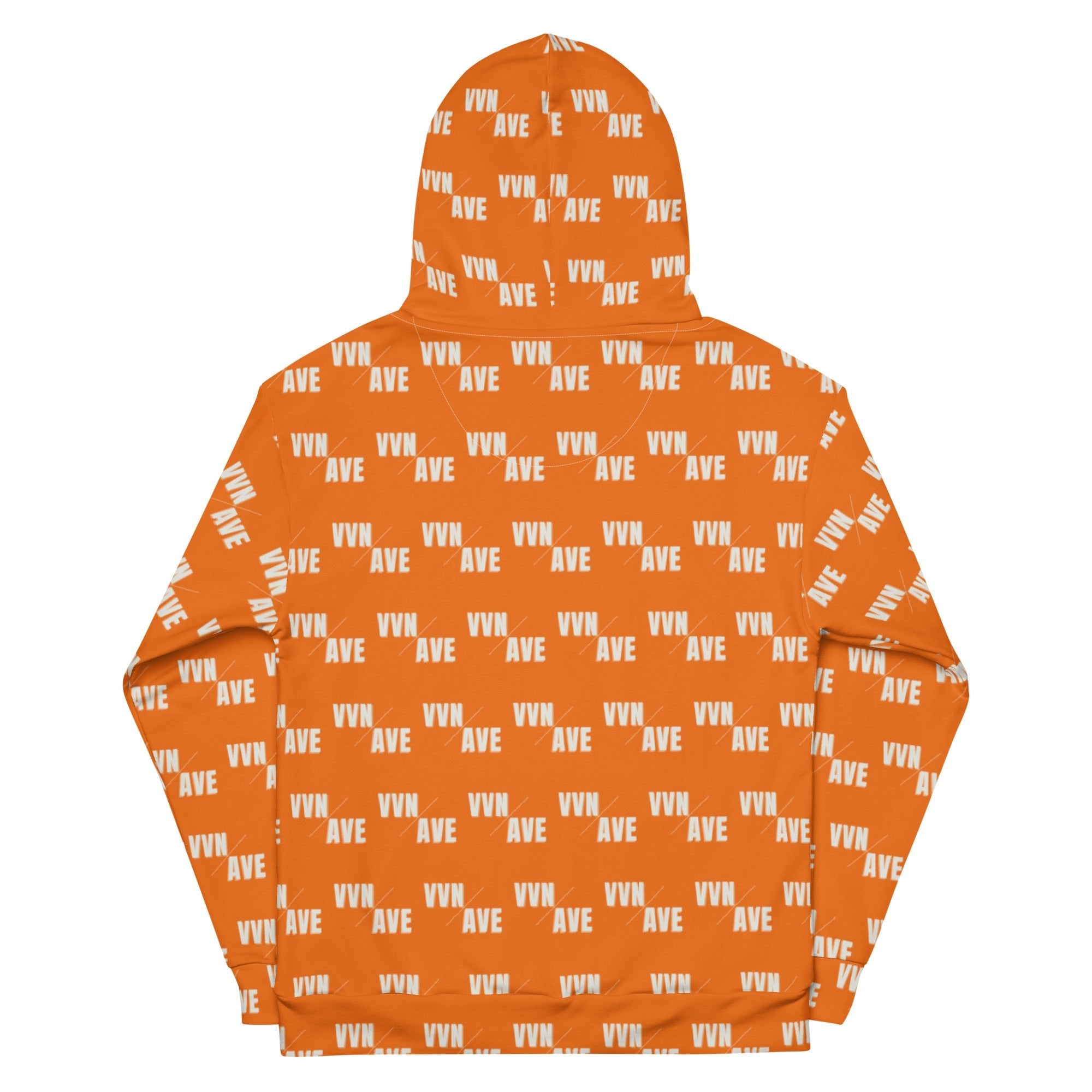 VVN/AVE Graphic Pattern Hoodie (Mango Tango) - VVNTAGE AVENUE