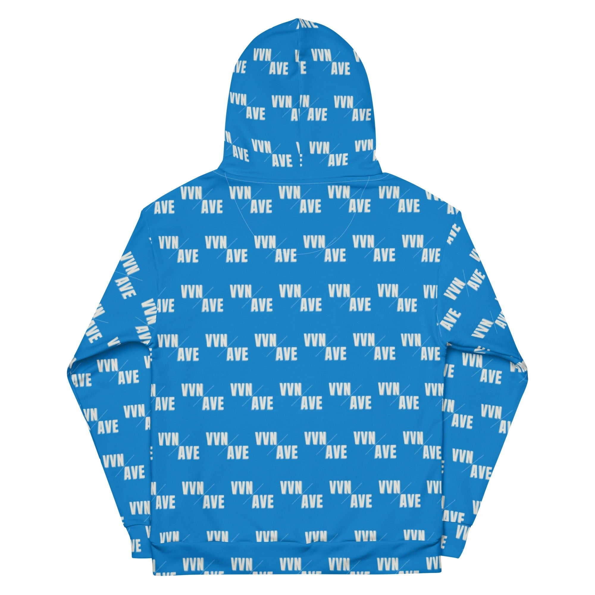 VVN/AVE Graphic Pattern Hoodie (Navy Blue) - VVNTAGE AVENUE