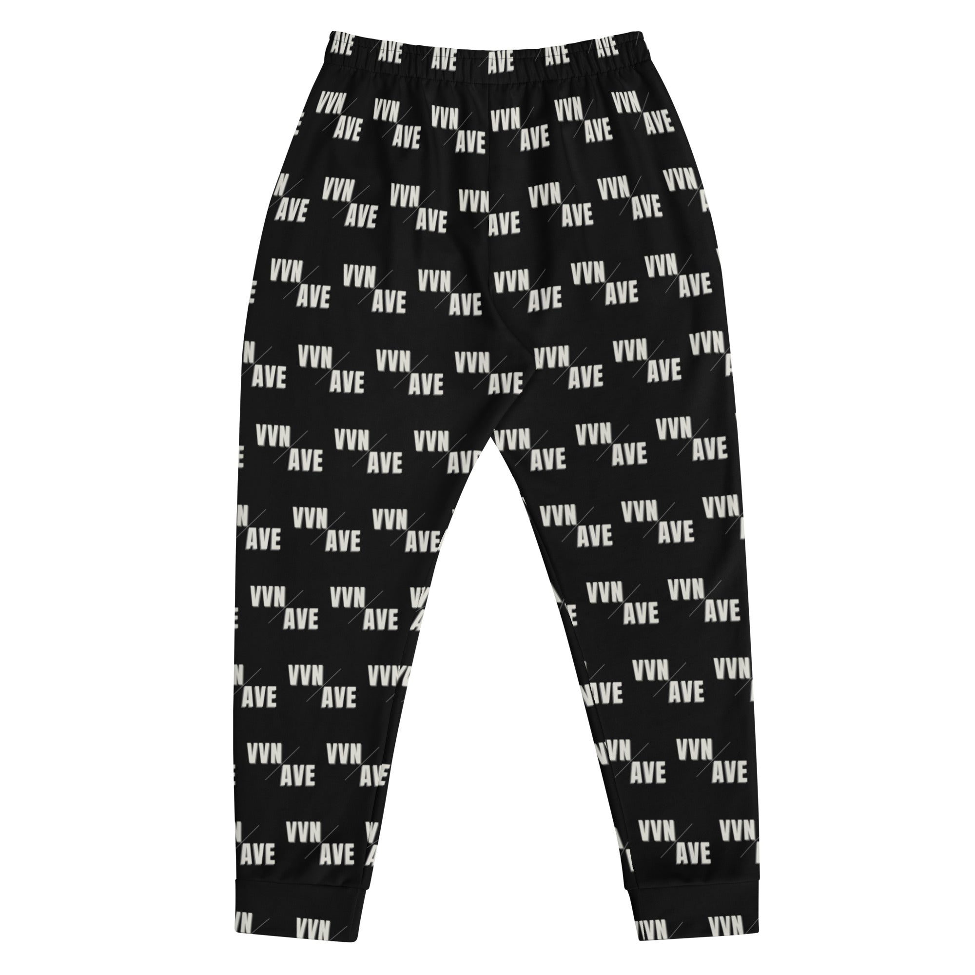 VVN/AVE Graphic Pattern Joggers (Black) - VVNTAGE AVENUE
