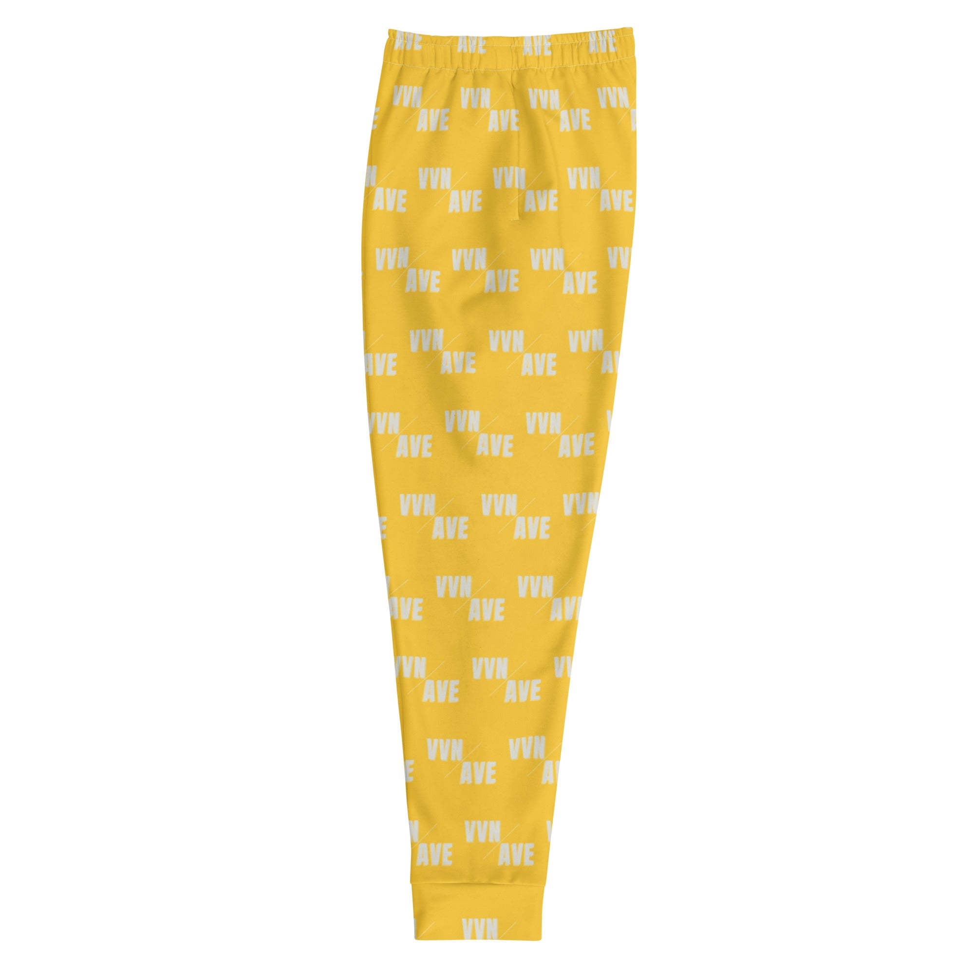 VVN/AVE Graphic Pattern Joggers (Loud Yellow) - VVNTAGE AVENUE