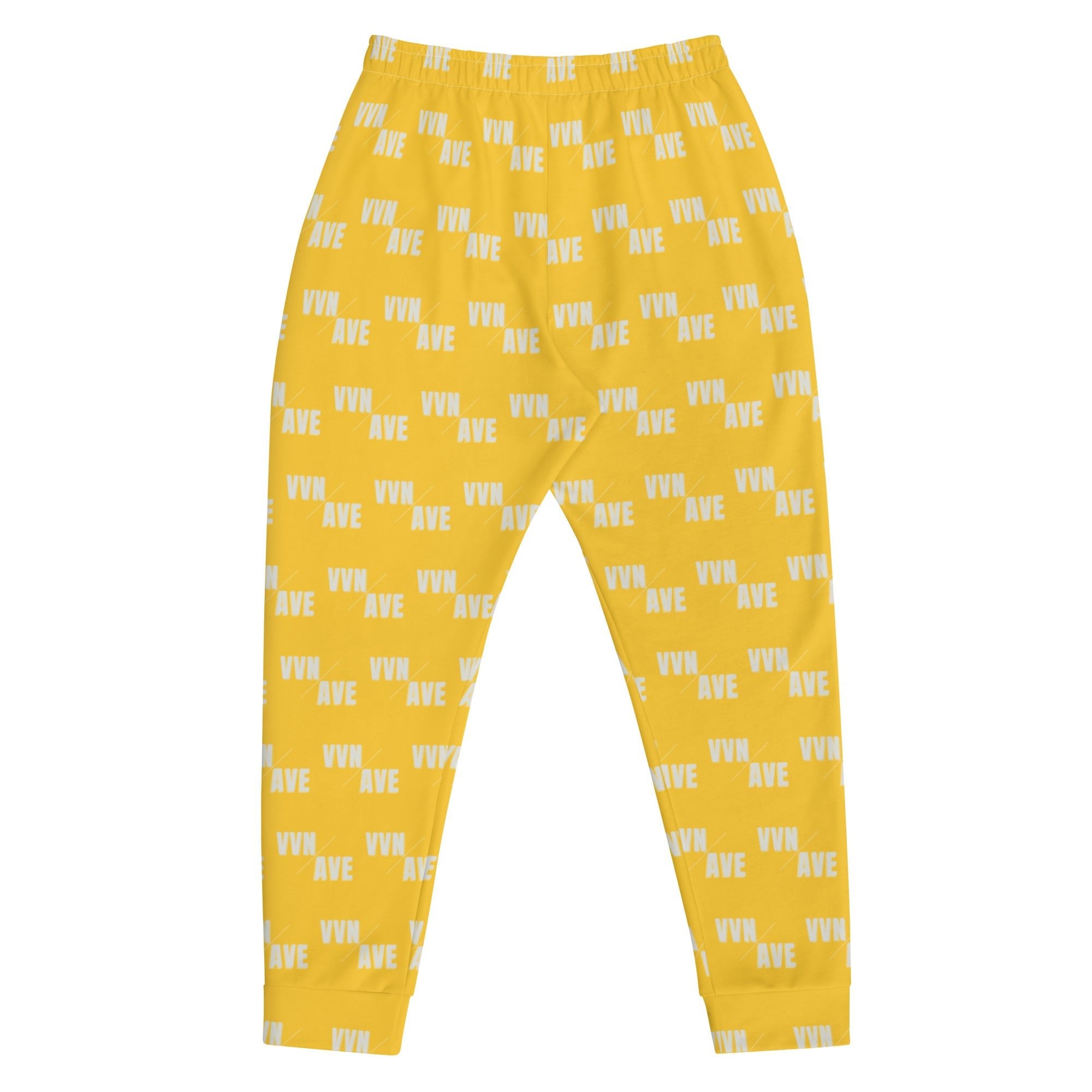 VVN/AVE Graphic Pattern Joggers (Loud Yellow) - VVNTAGE AVENUE
