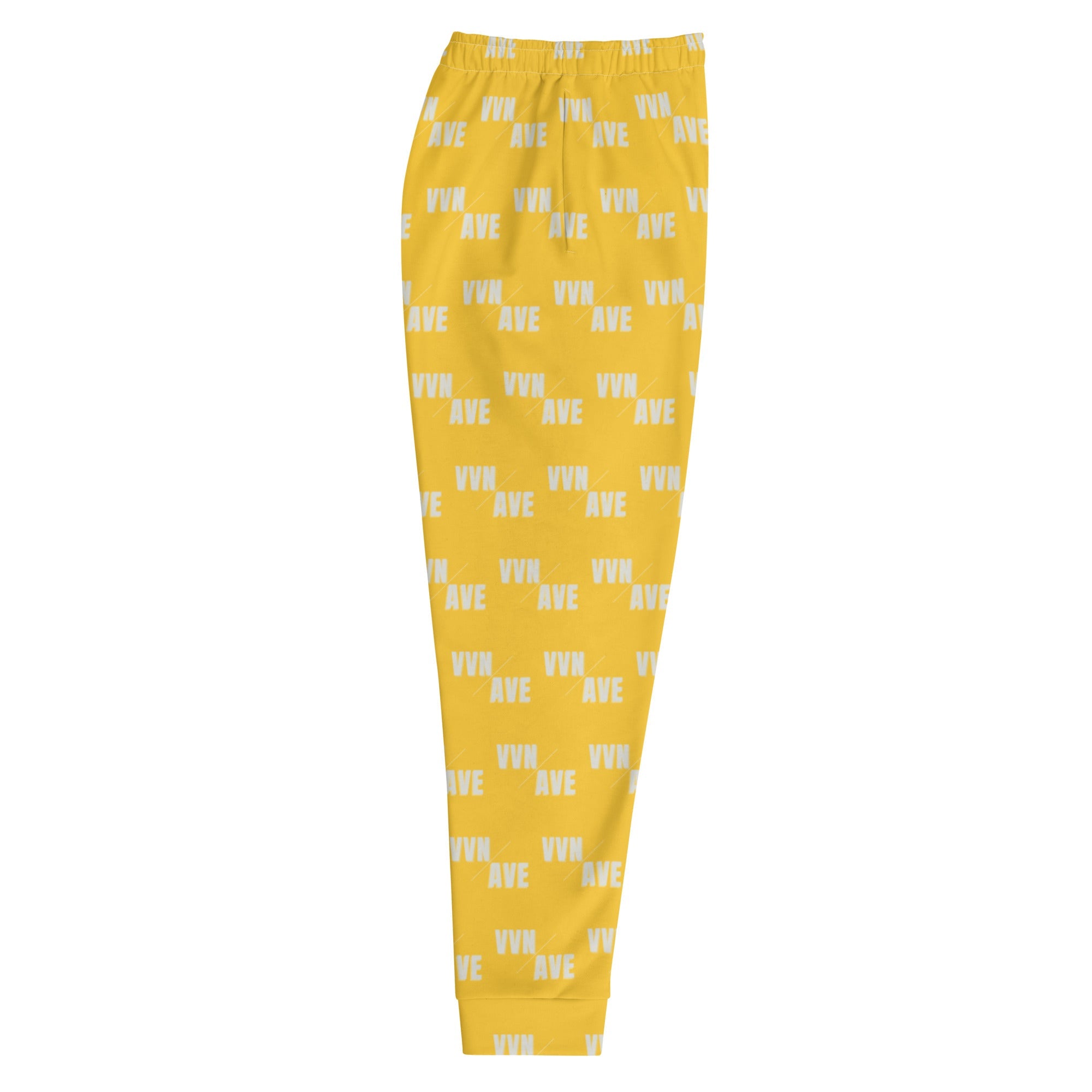 VVN/AVE Graphic Pattern Joggers (Loud Yellow) - VVNTAGE AVENUE
