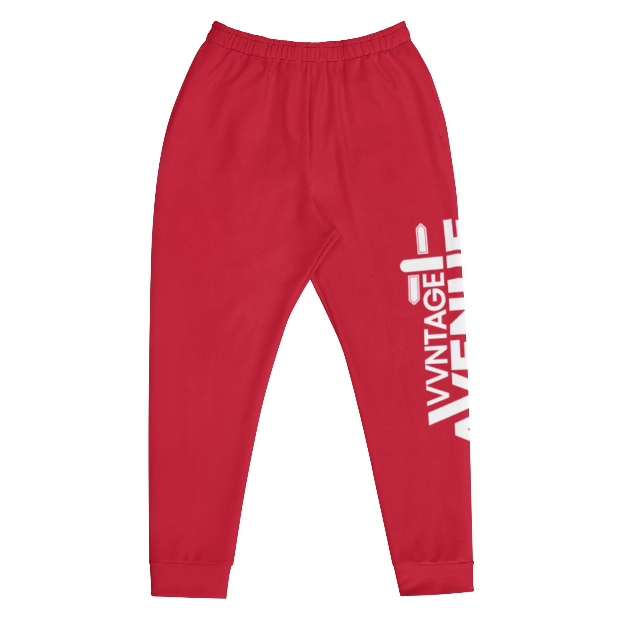 VVNTAGE Classic Joggers (Red) - VVNTAGE AVENUE