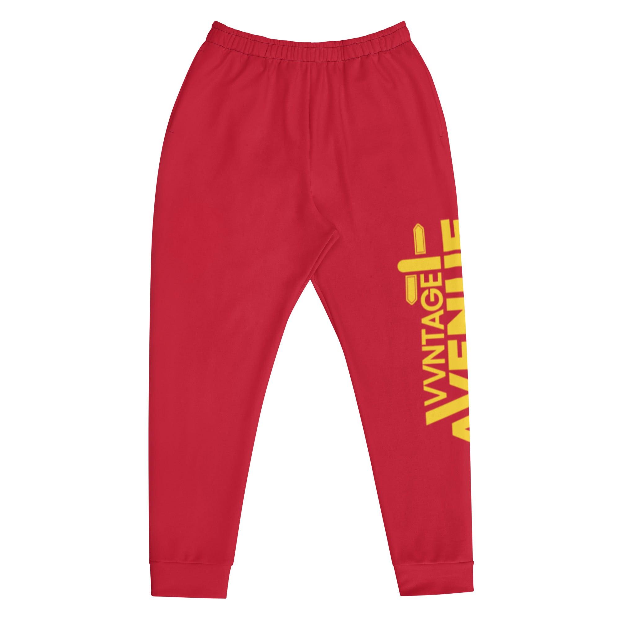 VVNTAGE Classic Joggers (Red) GOLD Edition - VVNTAGE AVENUE