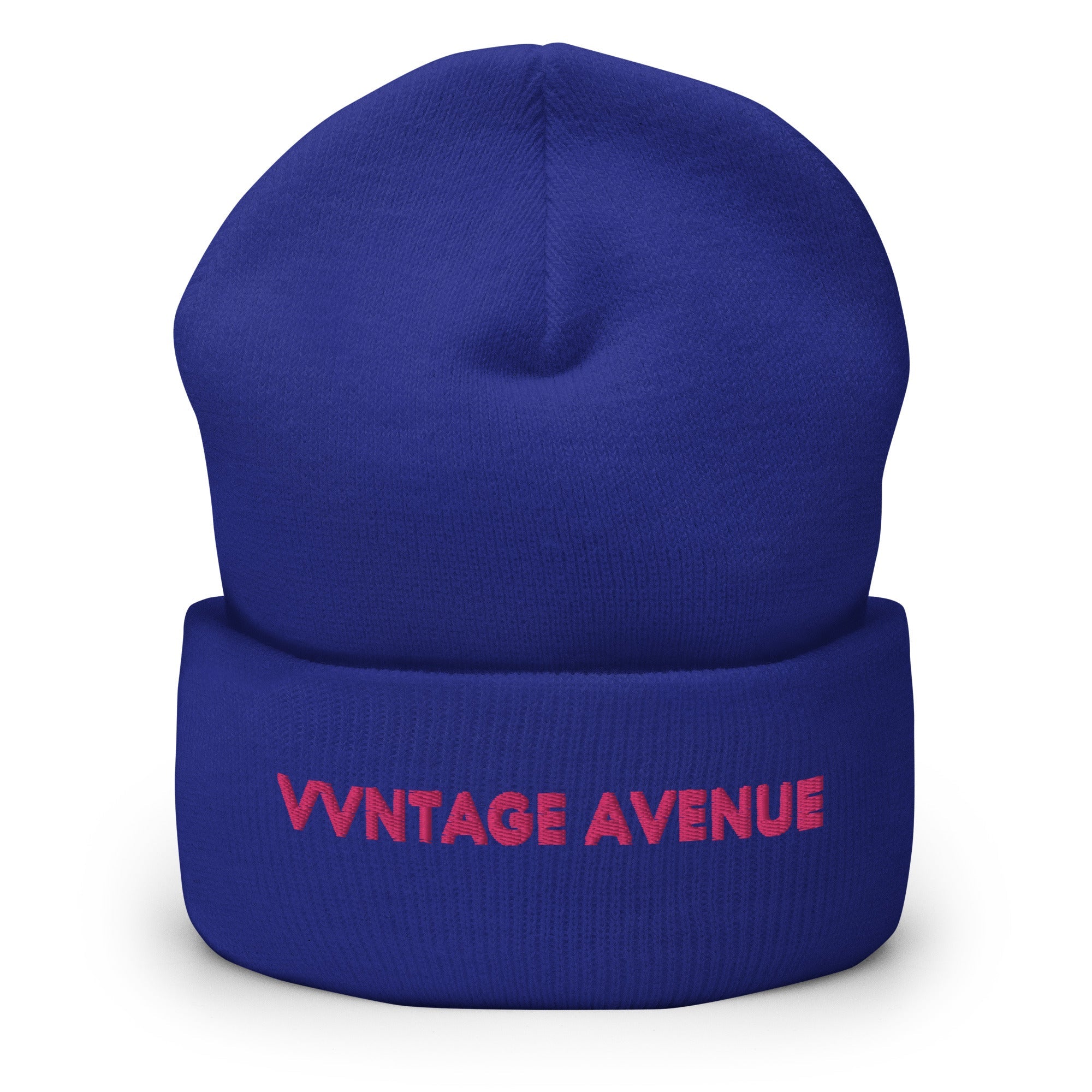 VVNTAGE Cuffed Beanie (Pink Print) - VVNTAGE AVENUE