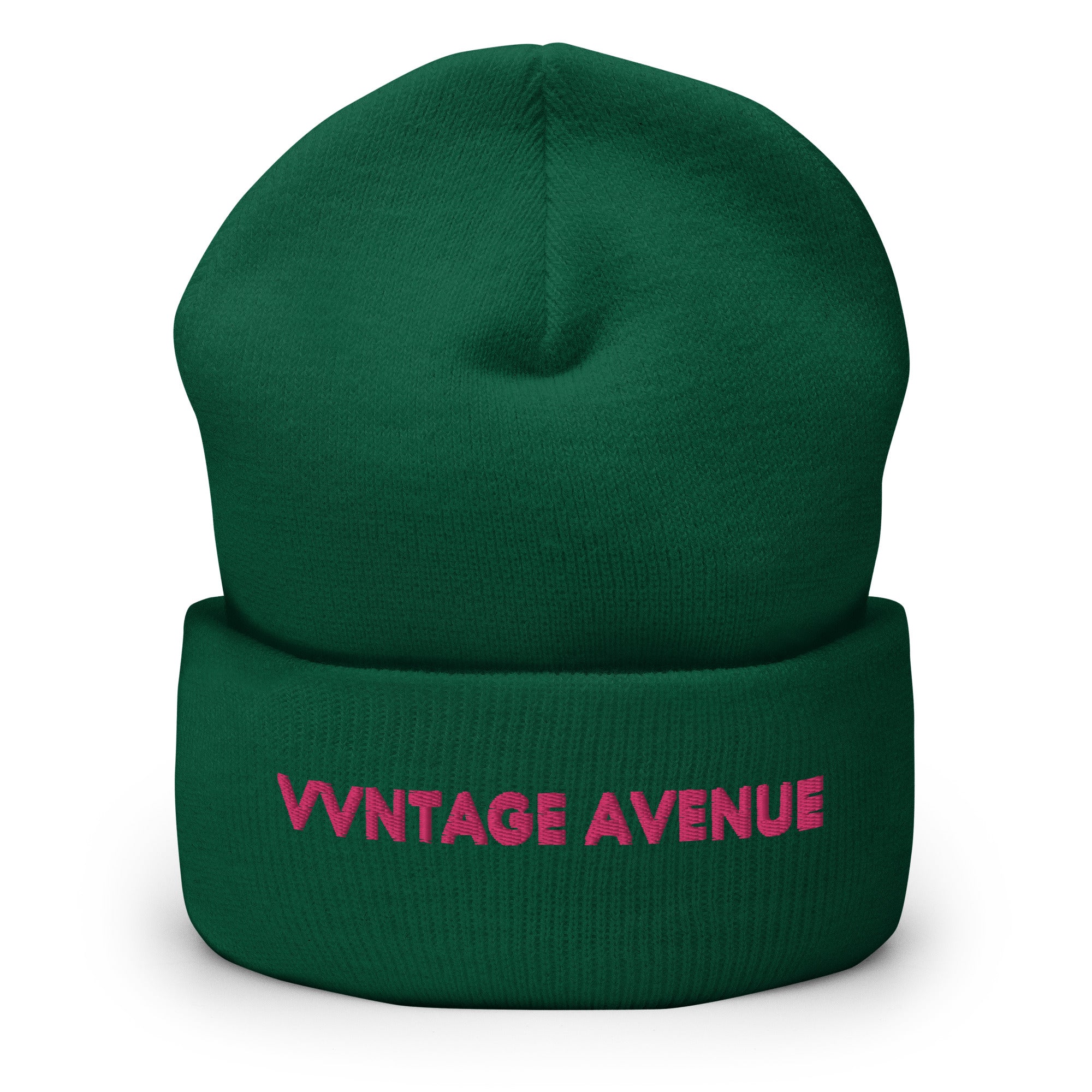 VVNTAGE Cuffed Beanie (Pink Print) - VVNTAGE AVENUE