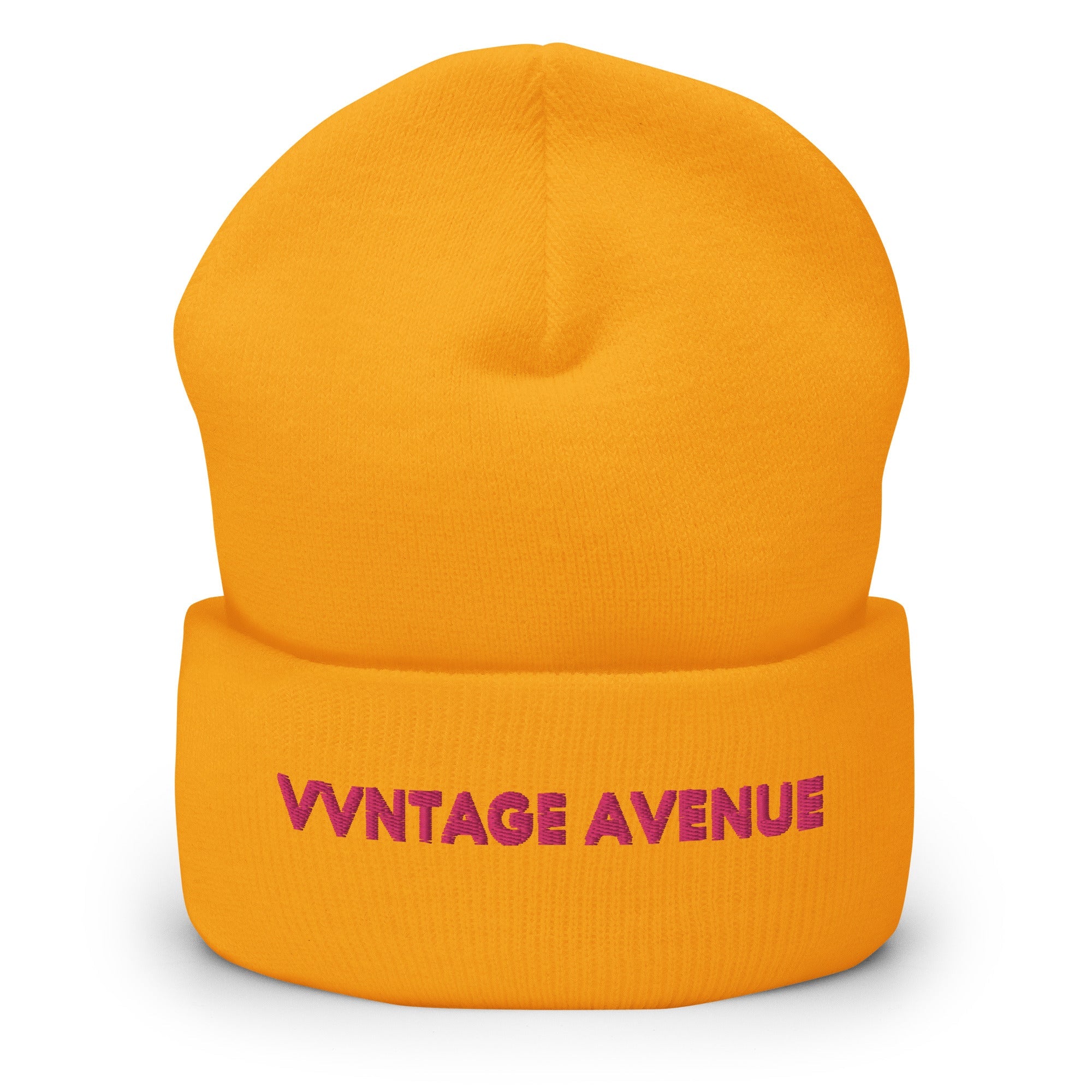 VVNTAGE Cuffed Beanie (Pink Print) - VVNTAGE AVENUE